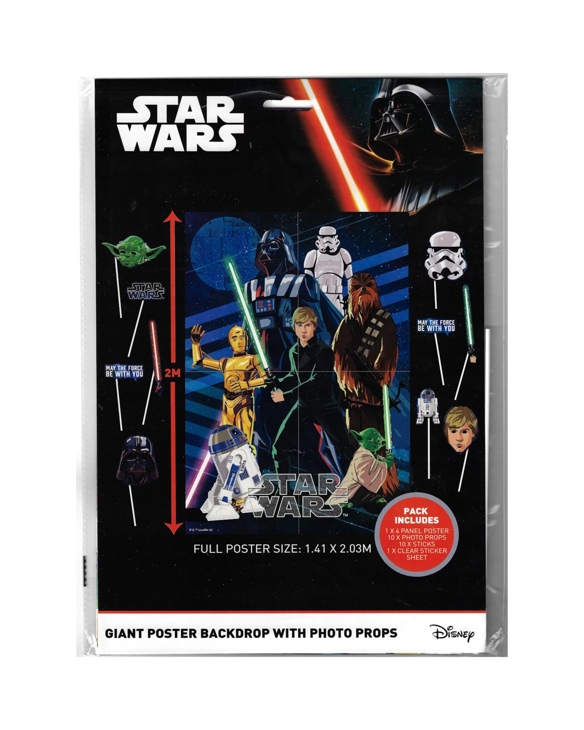 2 Design Group Star Wars Character Scene Setter With Photo PropsMulti - Multi, 2 of 3