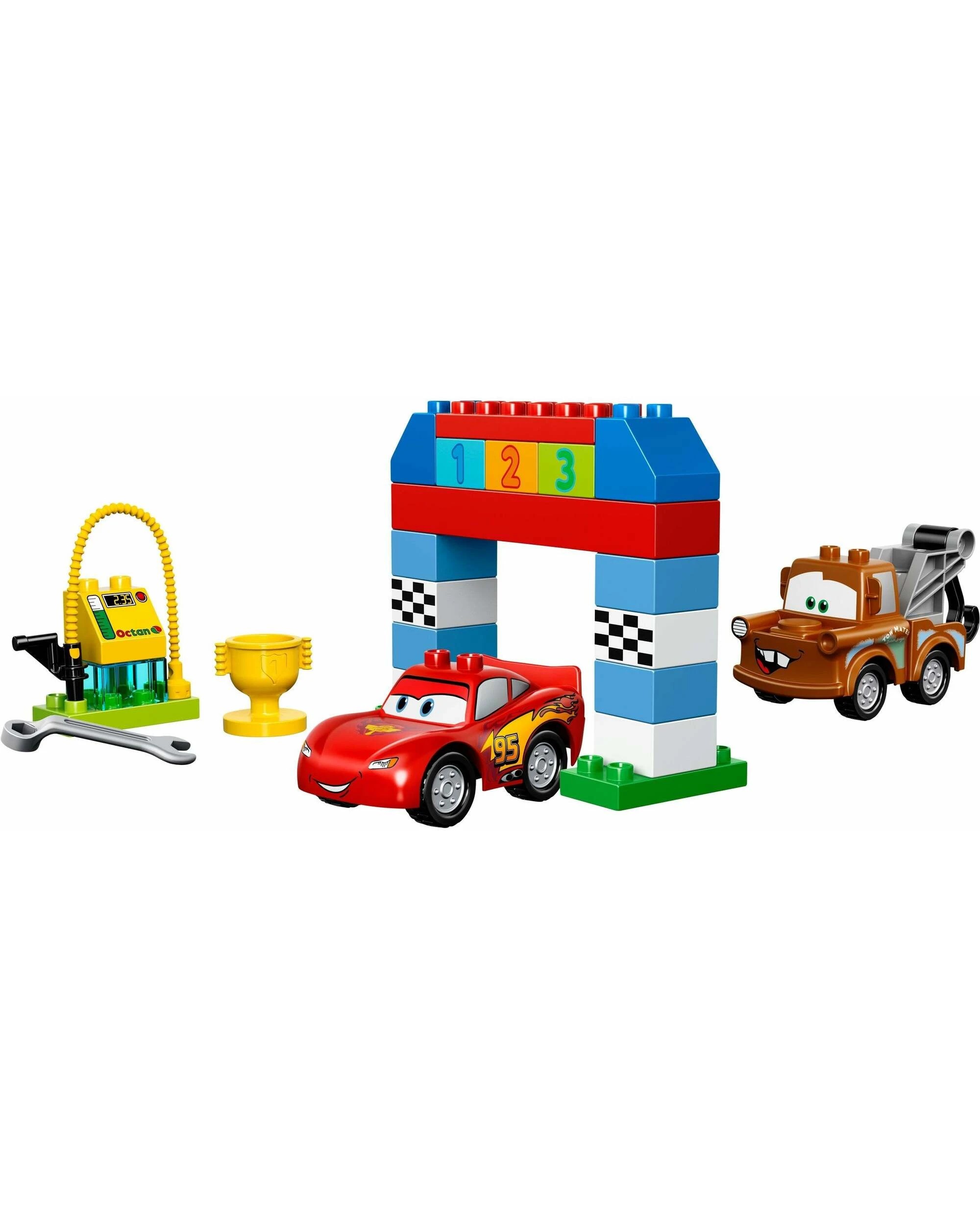 5 LEGO 10600 DUPLO Cars Lightning McQueen & Mater Race, 5 of 5