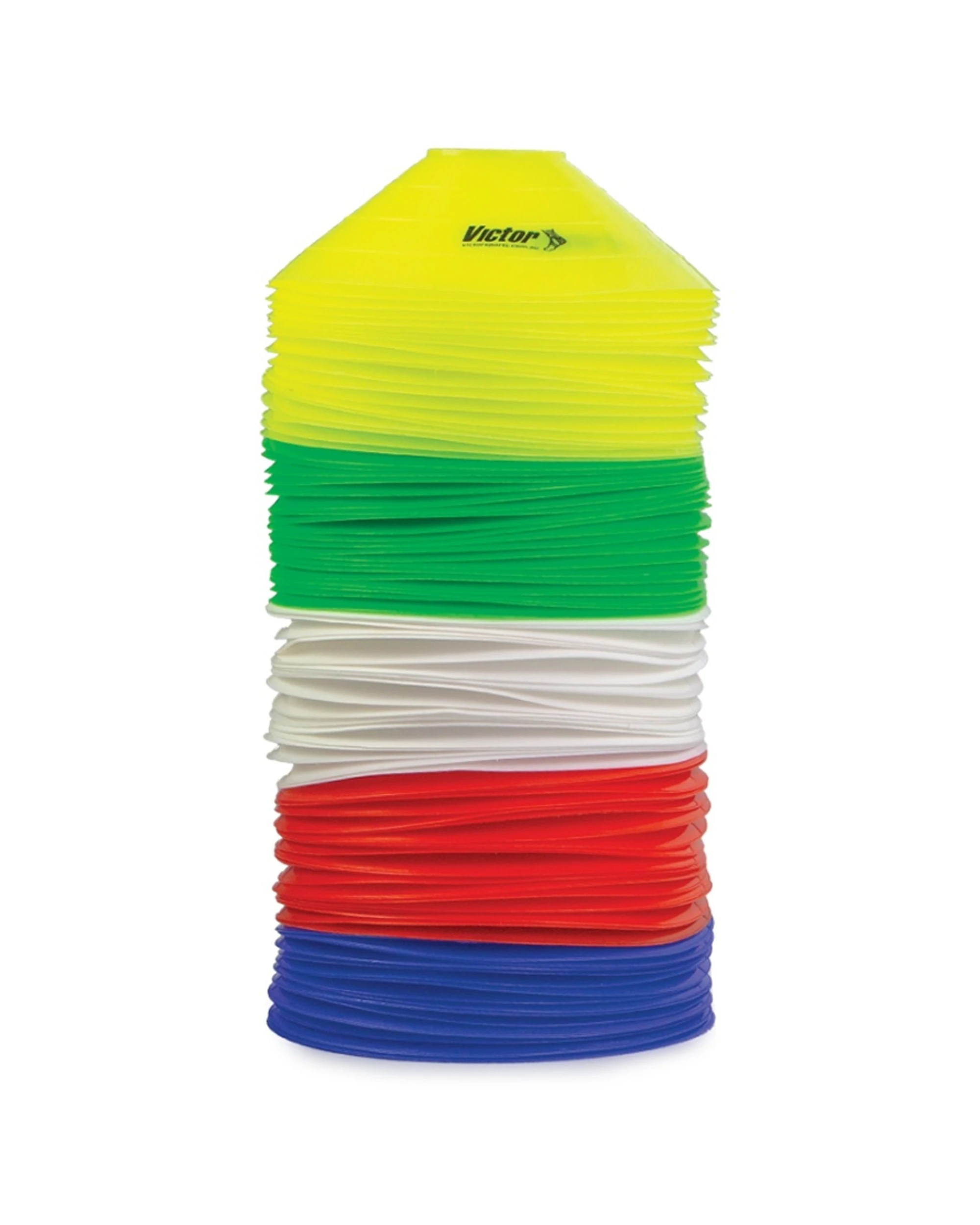 1 Victor Sports 100pc Training Cones Soft Marker Set - Multi, 1 of 6