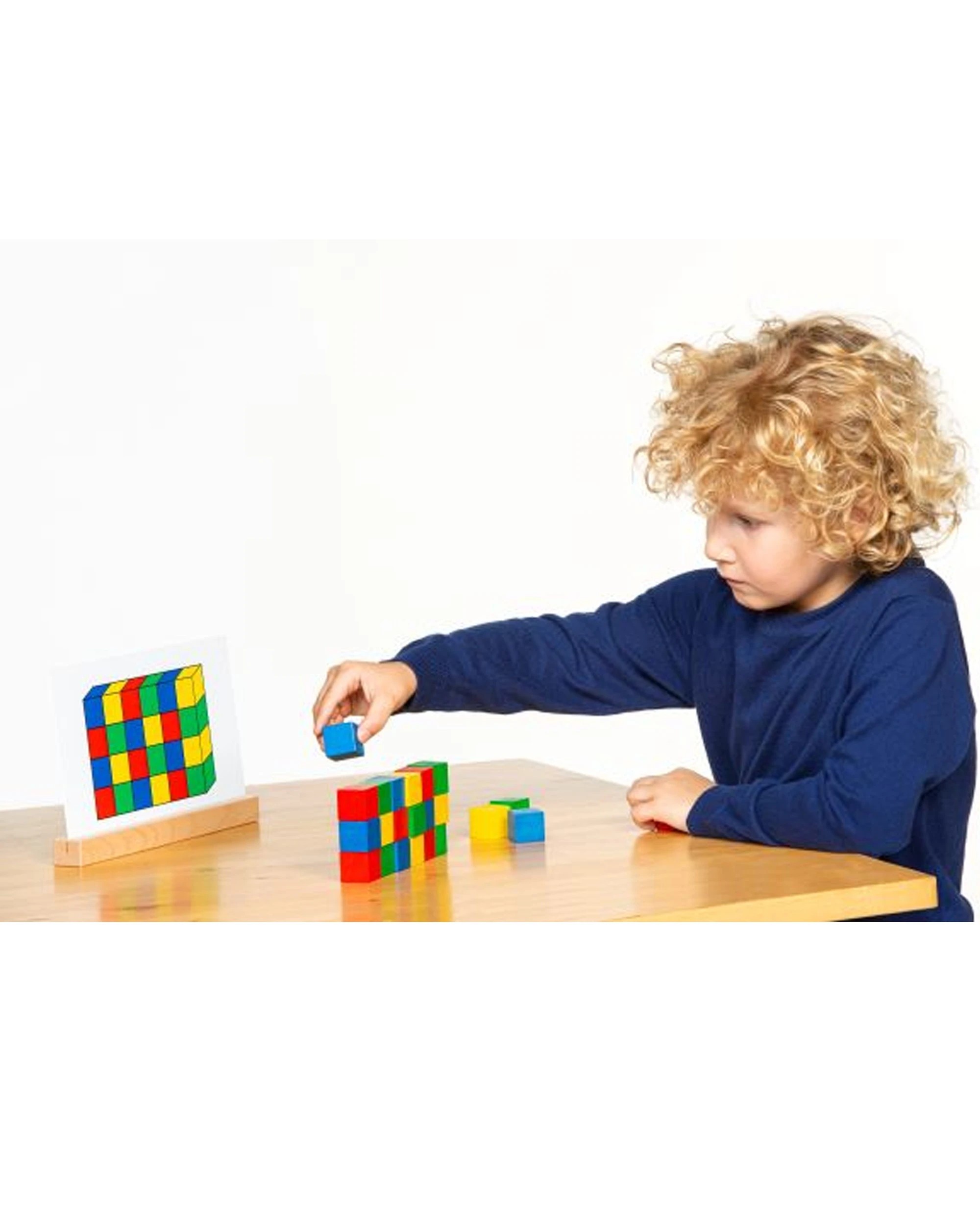 2 Educo 160pc Vertiblocks Build From 2D to 3D Educational Wooden Blocks Set - Multi, 2 of 2