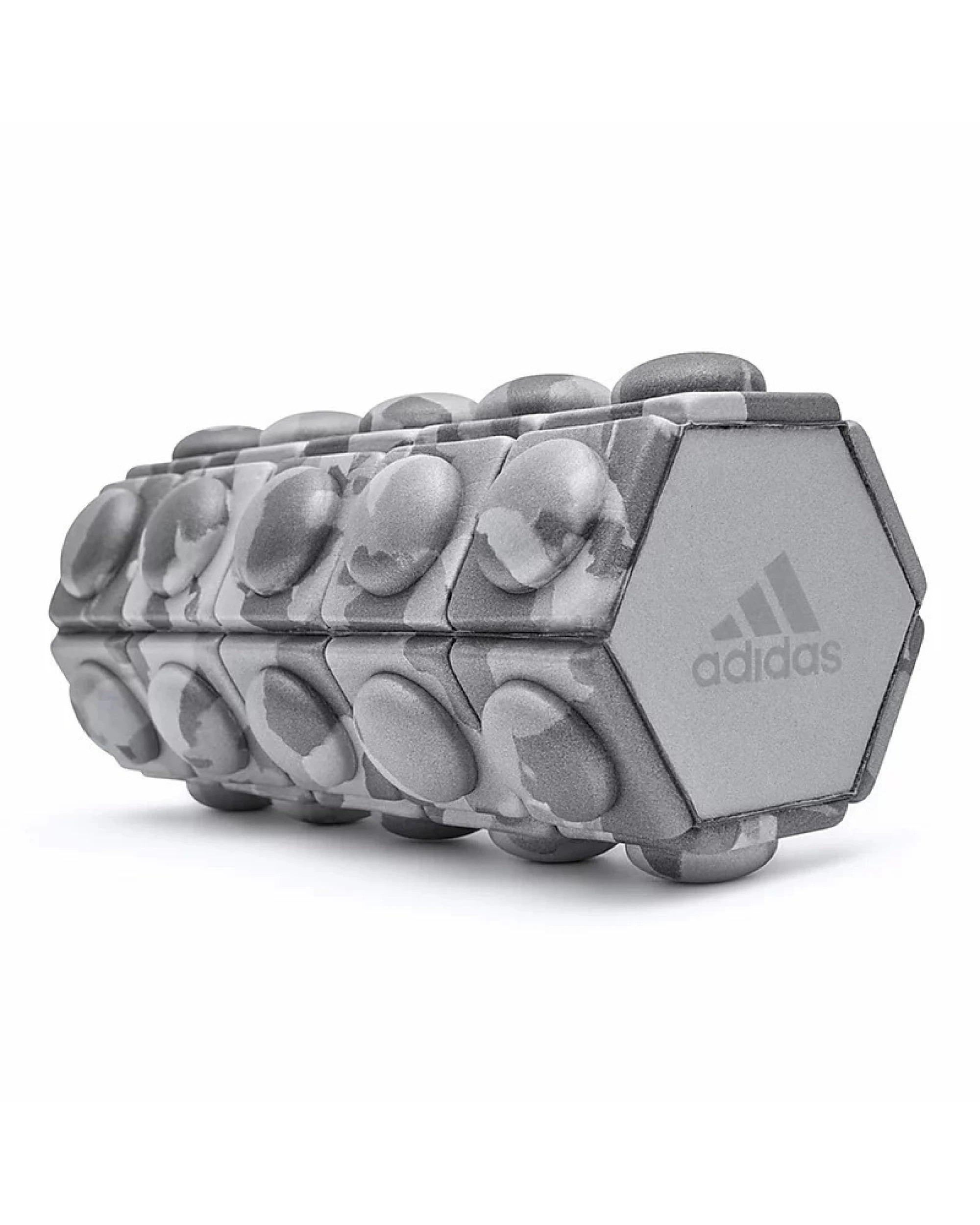 5 Adidas Mini Textured Foam Roller Recovery Gym Fitness Sport Physio - Grey Camo, 5 of 7