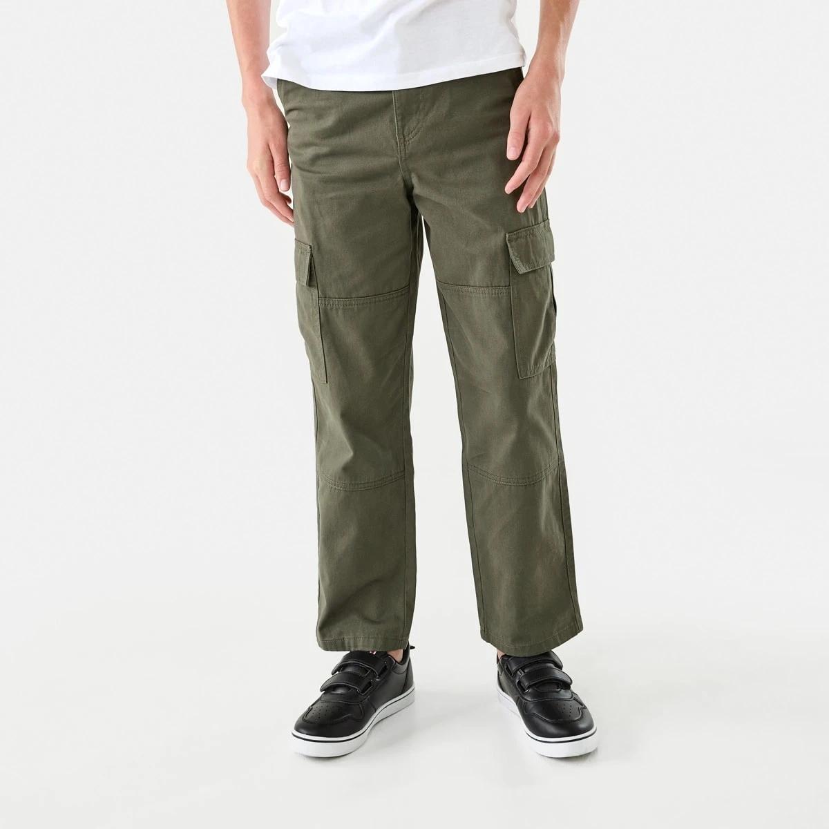 1 Fixed Waist Cargo Pants Army, 1 of 8