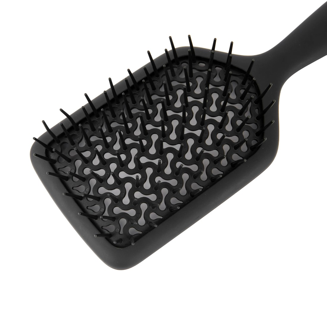 3 OXX Haircare Styling Vented Paddle Brush - Black, 3 of 6