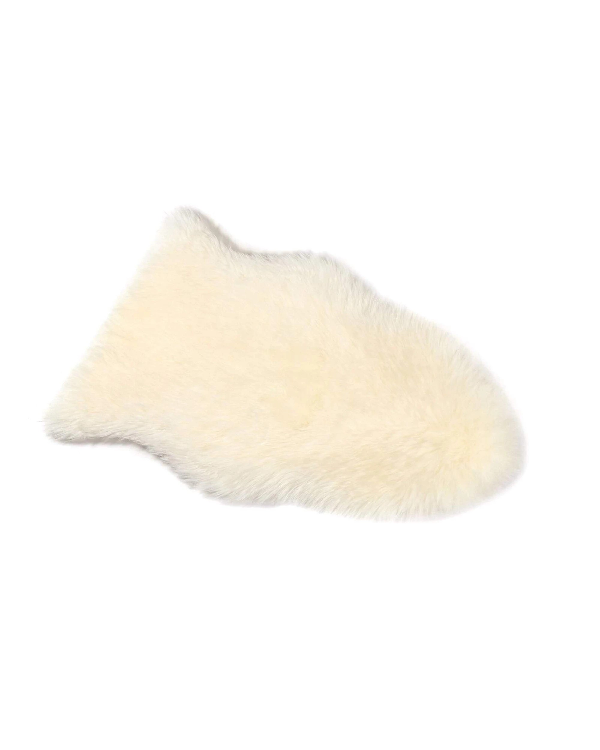 1 BR Home Genuine Sheepskin Wool Rug in White Small, 1 of 9