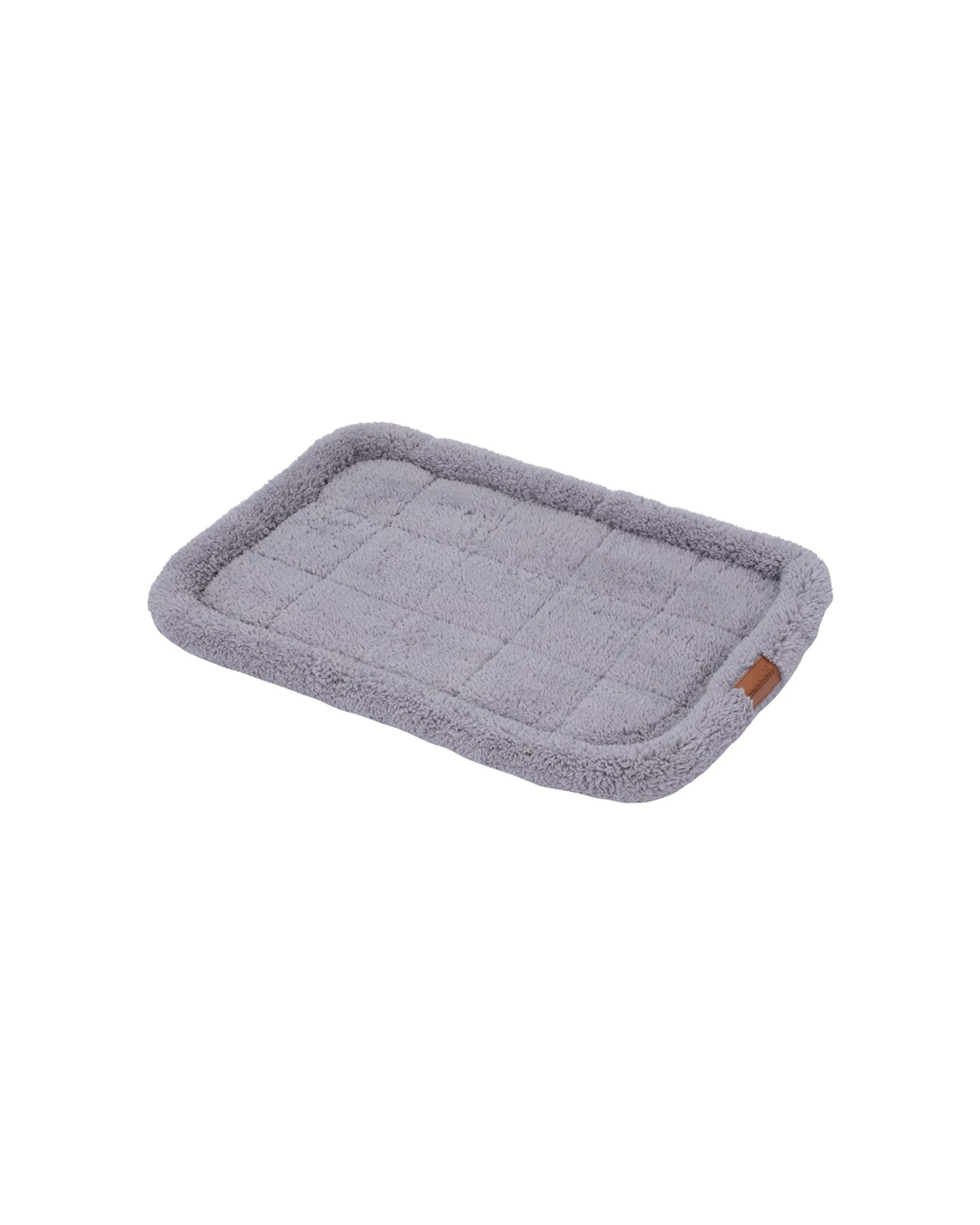 5 PAWS AND CLAWS Sherpa Crate And Carrier Mattress 2x 75x45cm Pet Crate Mat
 - grey, 5 of 5