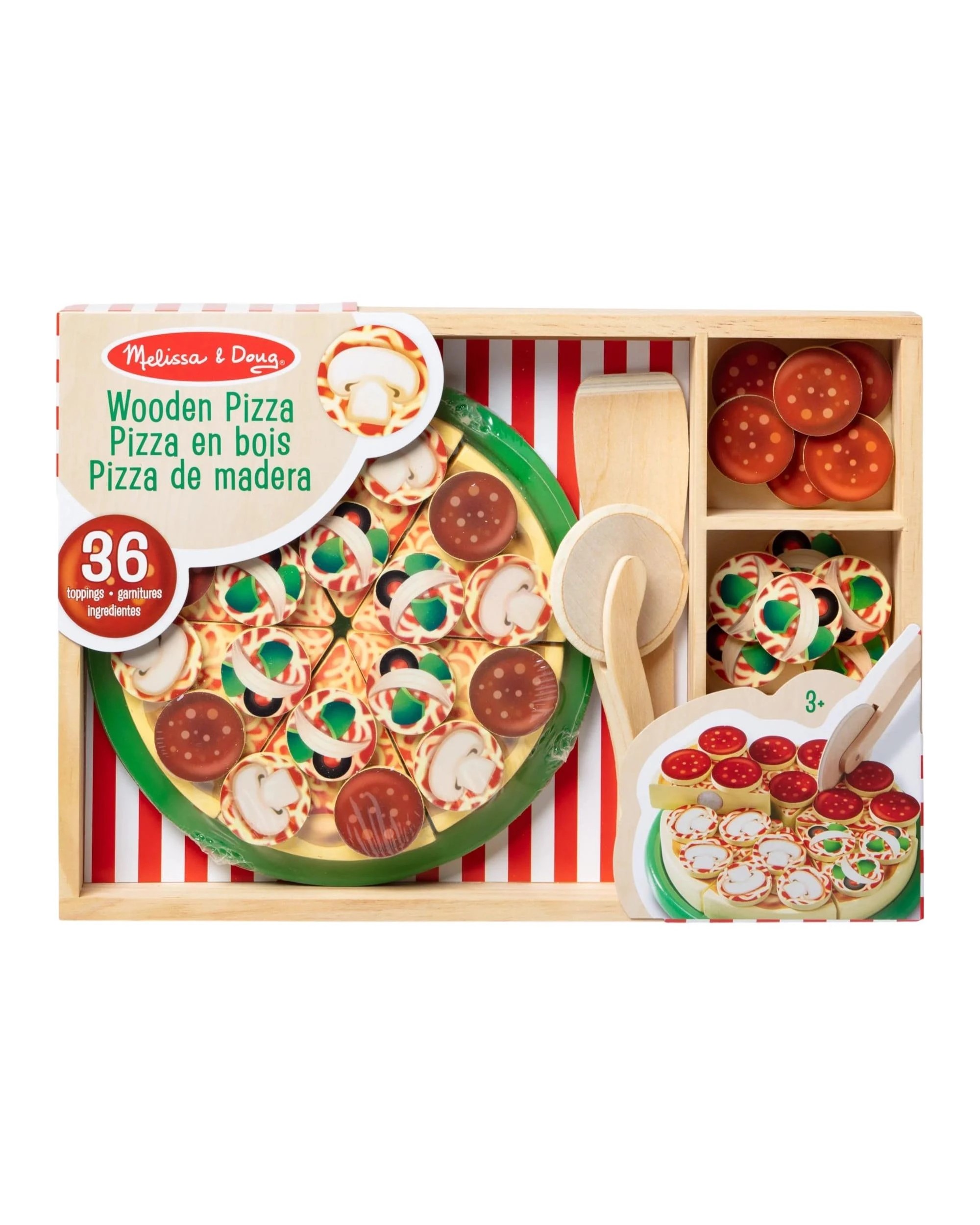 1 Melissa and Doug Wooden Pizza Party Play Set, 1 of 9