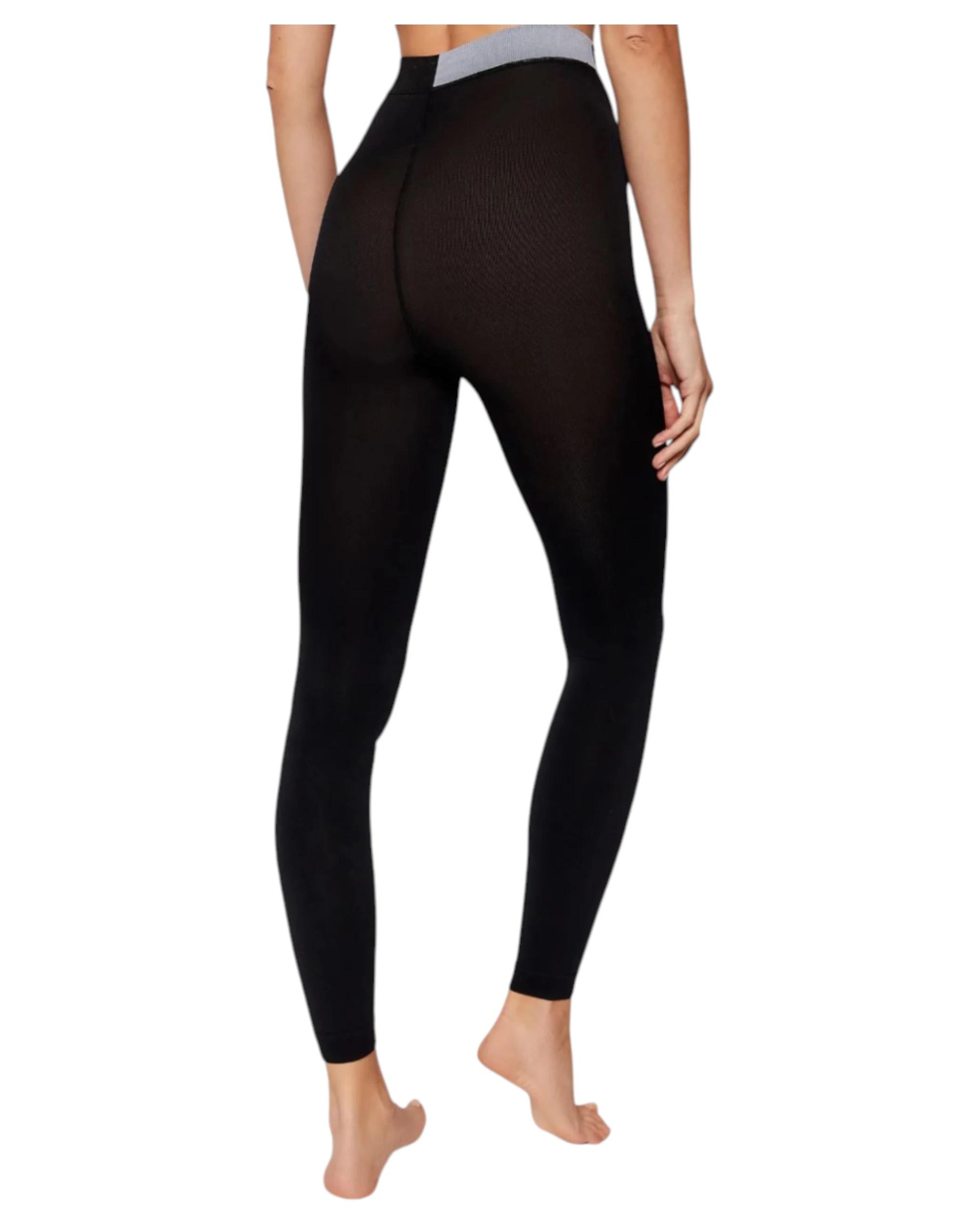 4 Calvin Klein Womens Slim Fit Pull On Leggings BLACK, 4 of 5