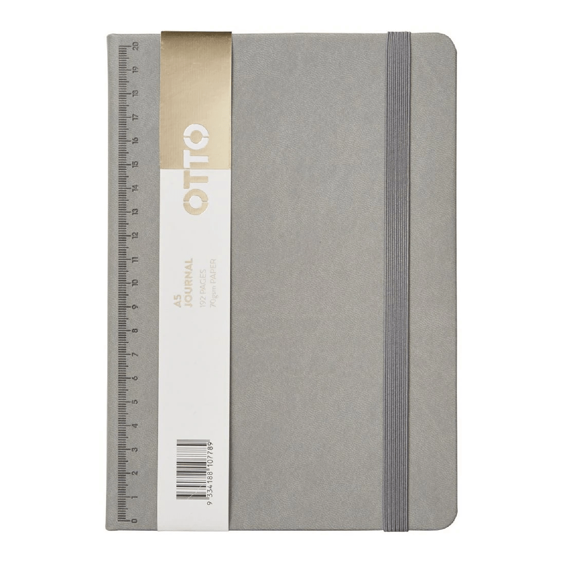 1 Otto A5 Notebook with Mechanical Pencil 192 Pages Grey, 1 of 6