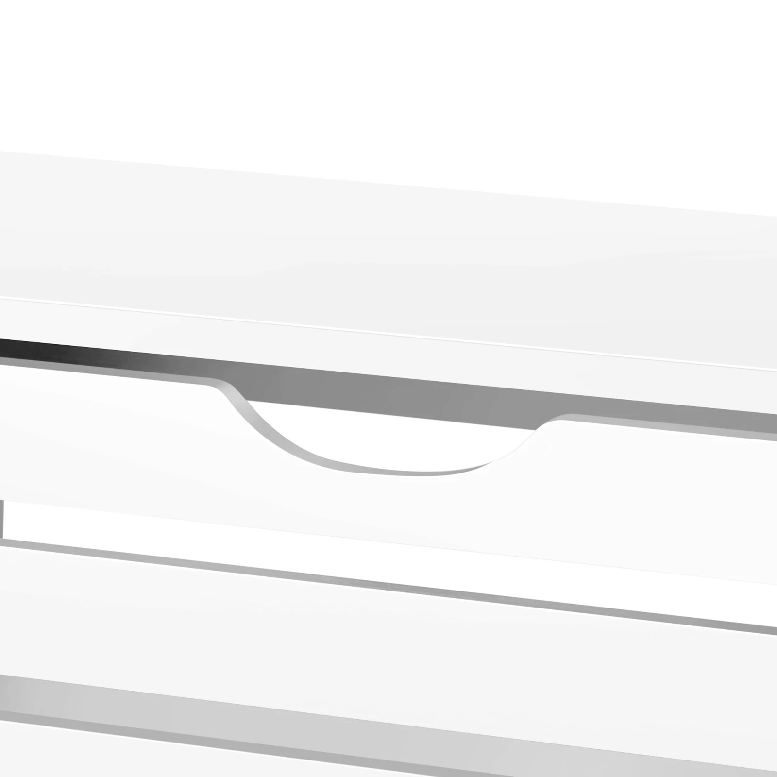 5 Alfordson Shoe Cabinet Organiser Storage Rack Flip-up Drawer 45 Pairs - White, 5 of 10