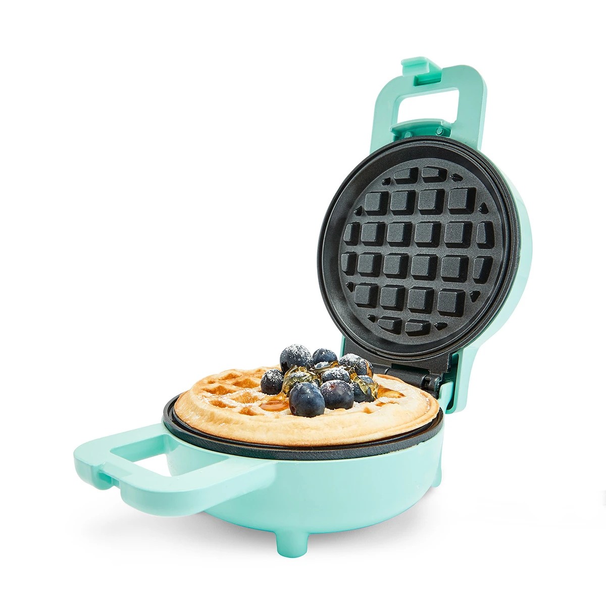 1 Mini Waffle Maker - Green, 1 of 10