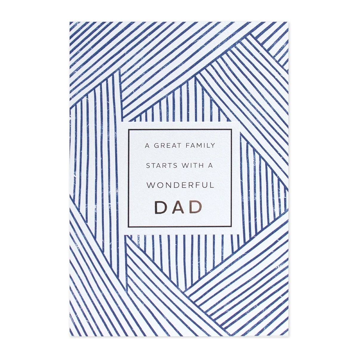 3 Connections from Hallmark Birthday Card - Navy Stripes, 3 of 3