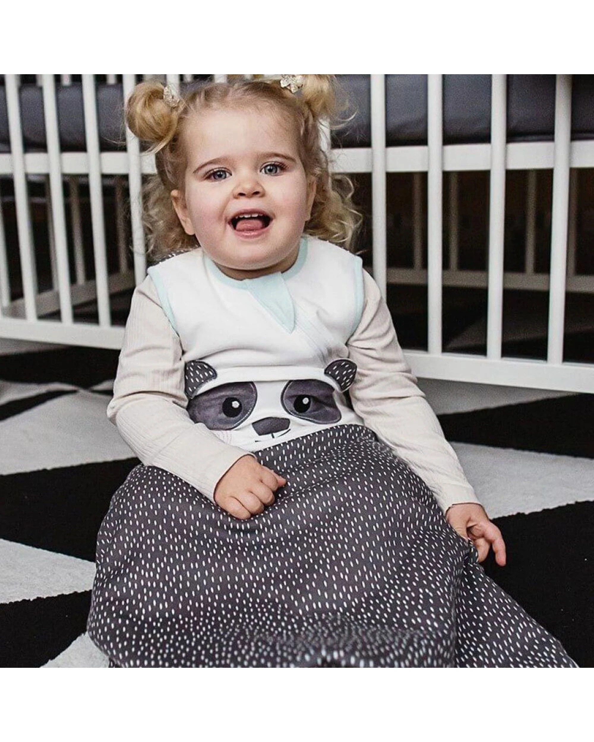 8 Tommee Tippee Grobag 6-18M 2.5TOG Sleepbag Hip Healthy 2 Way Zip Pip The Panda - Multi, 8 of 8