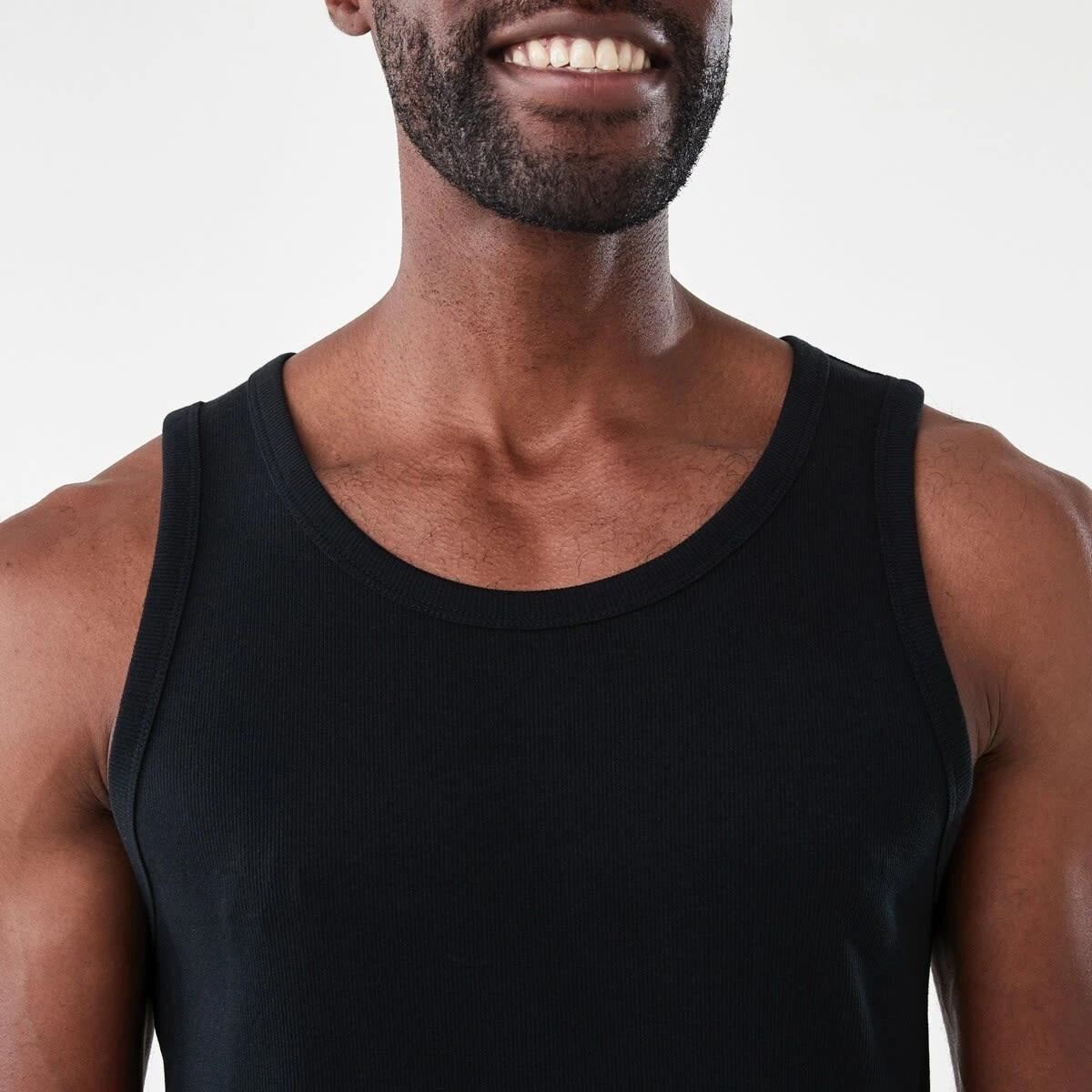 5 Rib Tank BLACK, 5 of 5