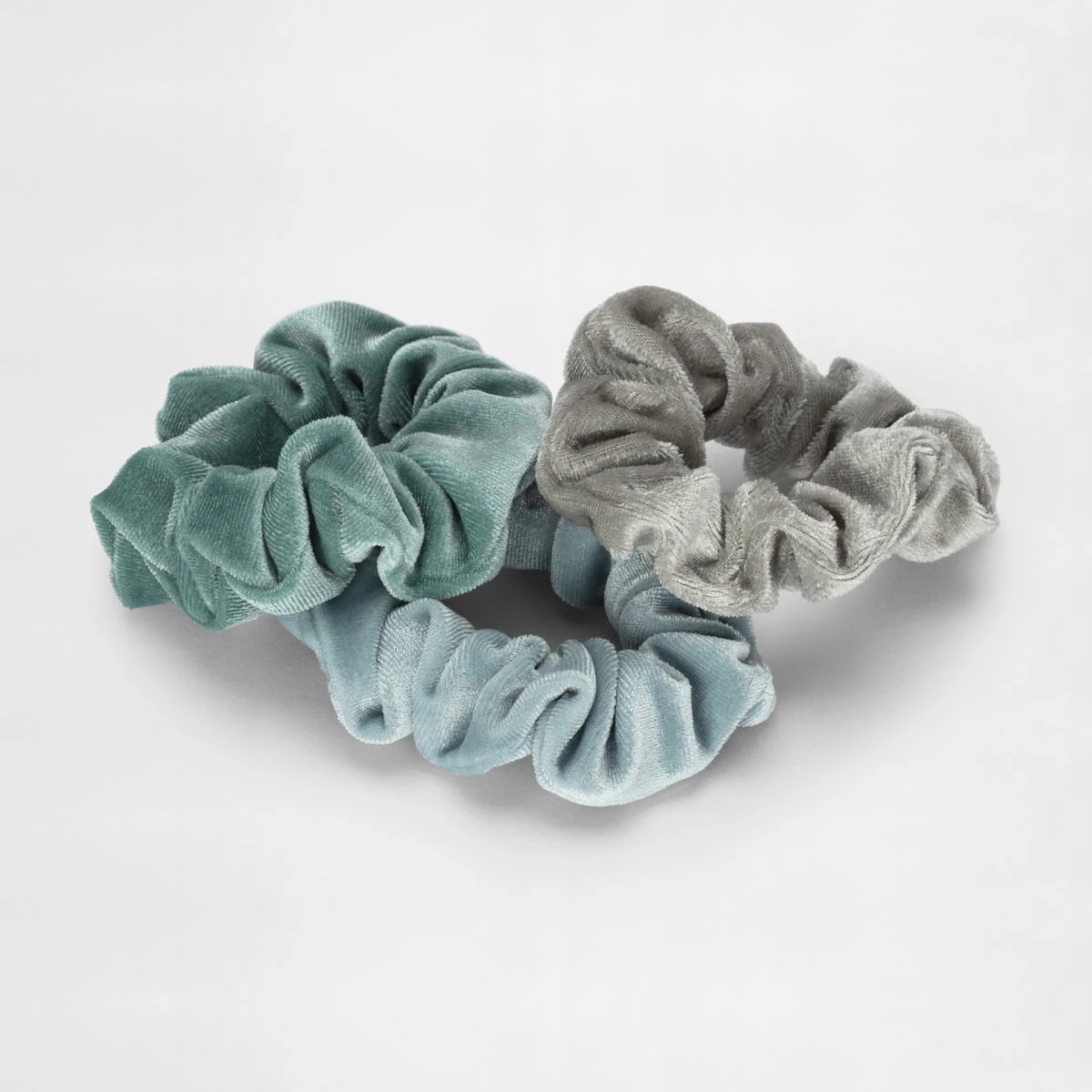 3 3 Pack Velvet Hair Scrunchies, 3 of 5
