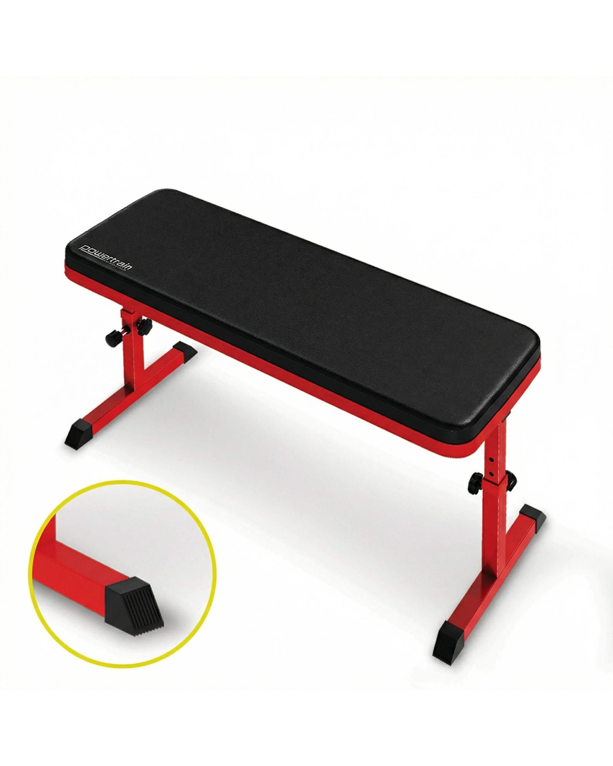 7 Powertrain 80KG Adjustable Dumbbell Set with Height Variable Bench - Black, 7 of 10