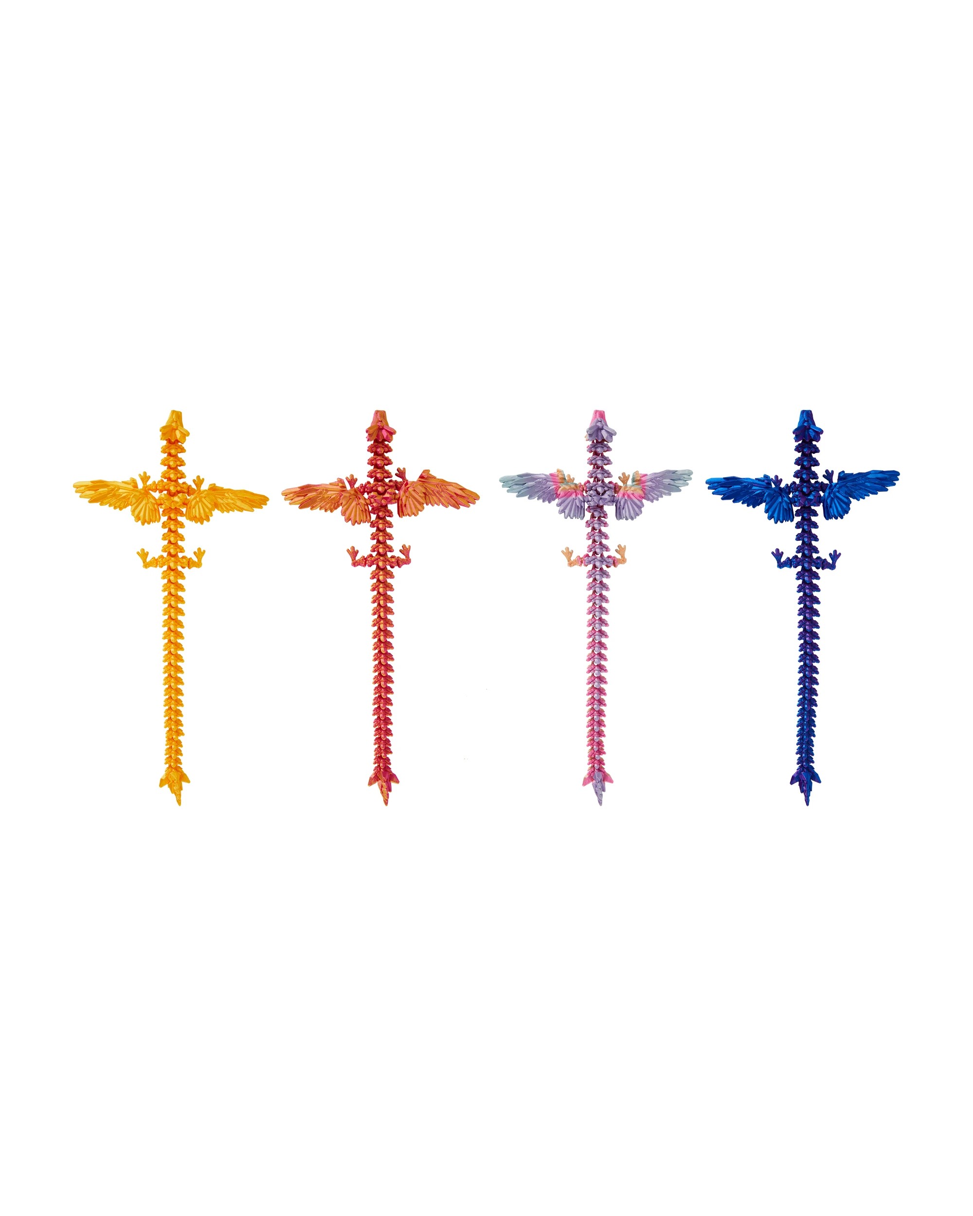 5 12 Piece 3D Dragon X-Large - Assorted, 5 of 6