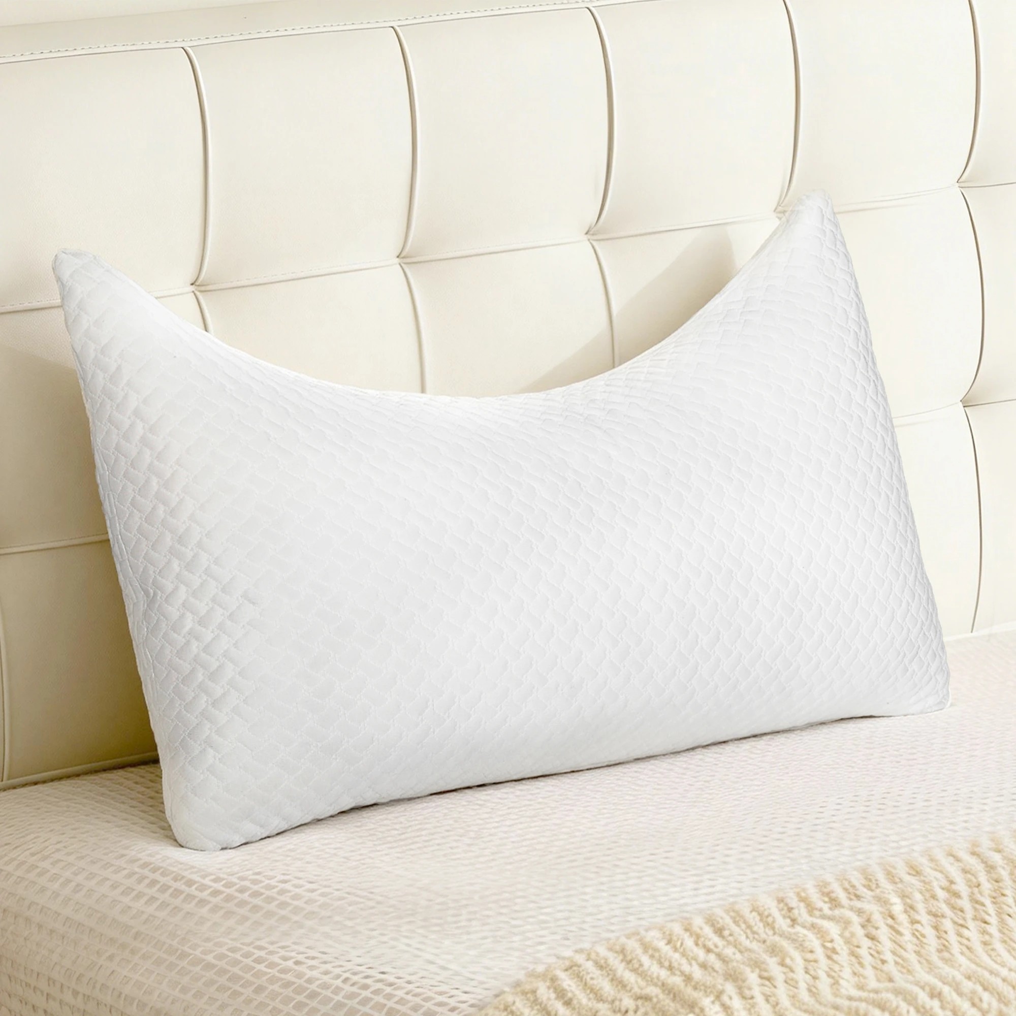 8 Dreamz Memory Foam Side Sleeper Pillow, 8 of 9