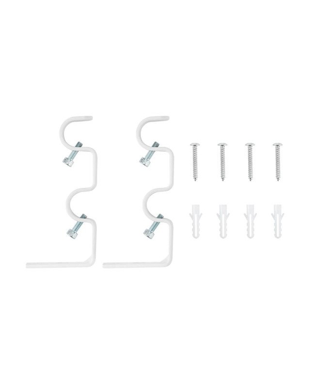 Double Curtain Rod Bracket - W