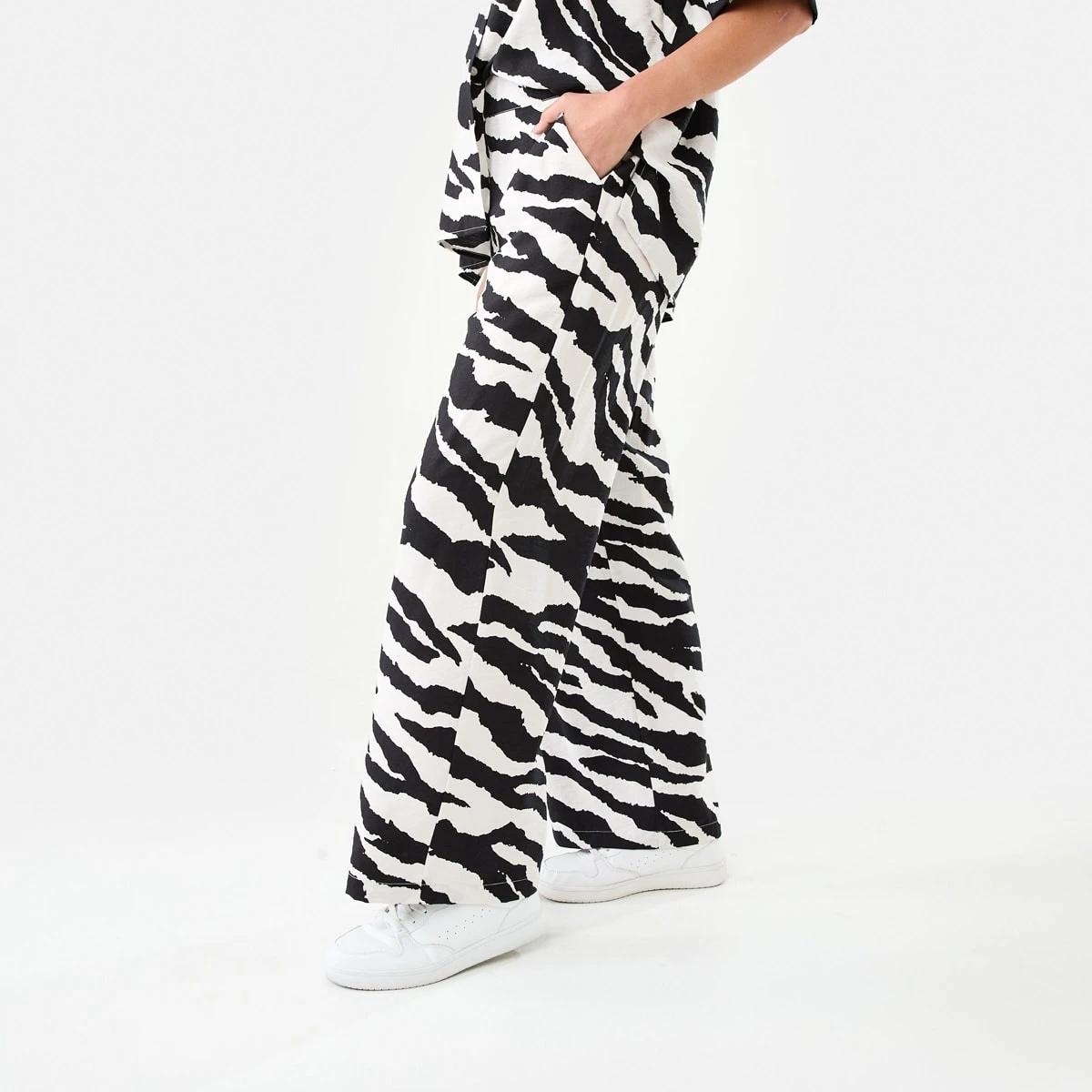 2 Hammered Satin Pants Zebra, 2 of 6