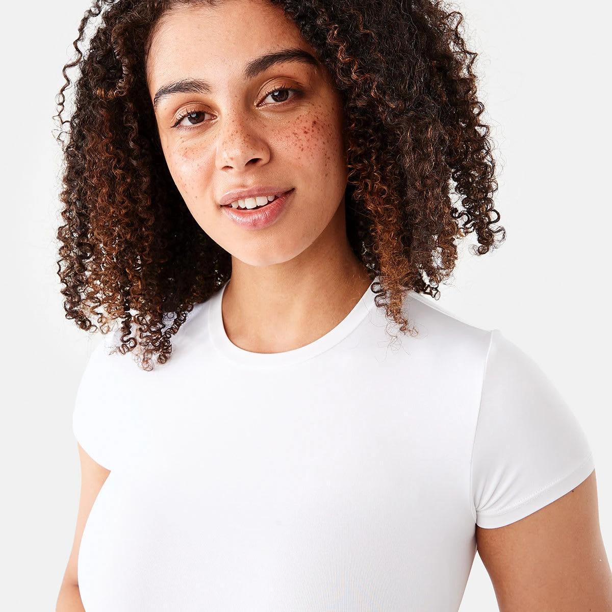 5 Short Sleeve Luxe T-shirt White, 5 of 7