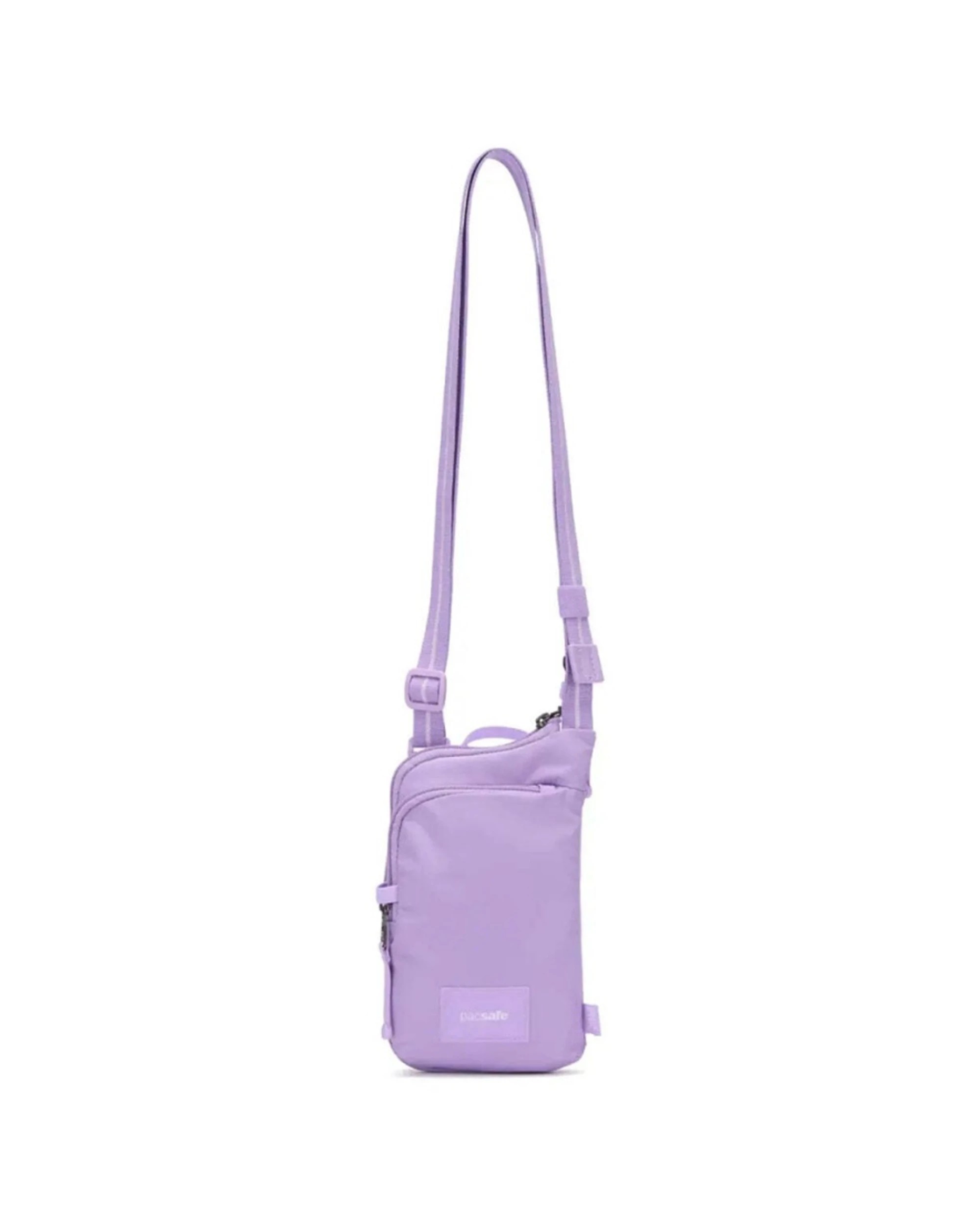 3 Pacsafe Go Anti-Theft RFID Blocking Tech Secure Crossbody Bag Zip Clip Lavendar - Purple, 3 of 7