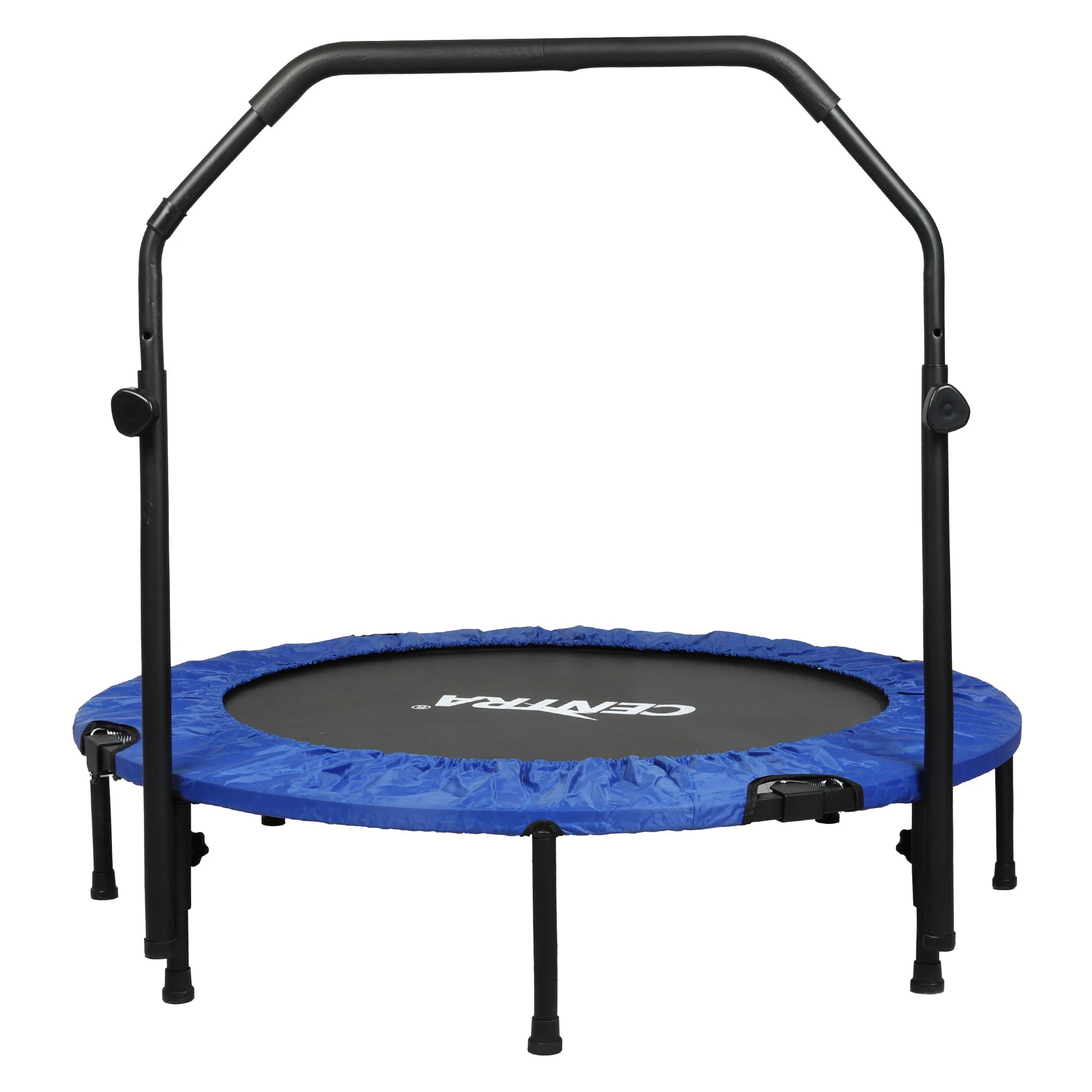 1 Centra 48" Mini Trampoline Rebounder Folding Fitness Exercise Home Gym Indoor, 1 of 9