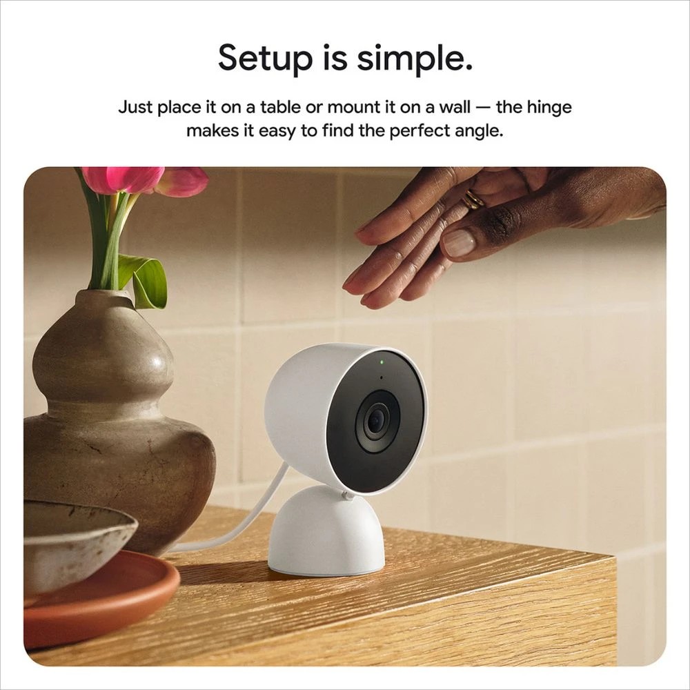 3 Google Nest Cam 2K 3rd Gen Indoor Wired, 3 of 8