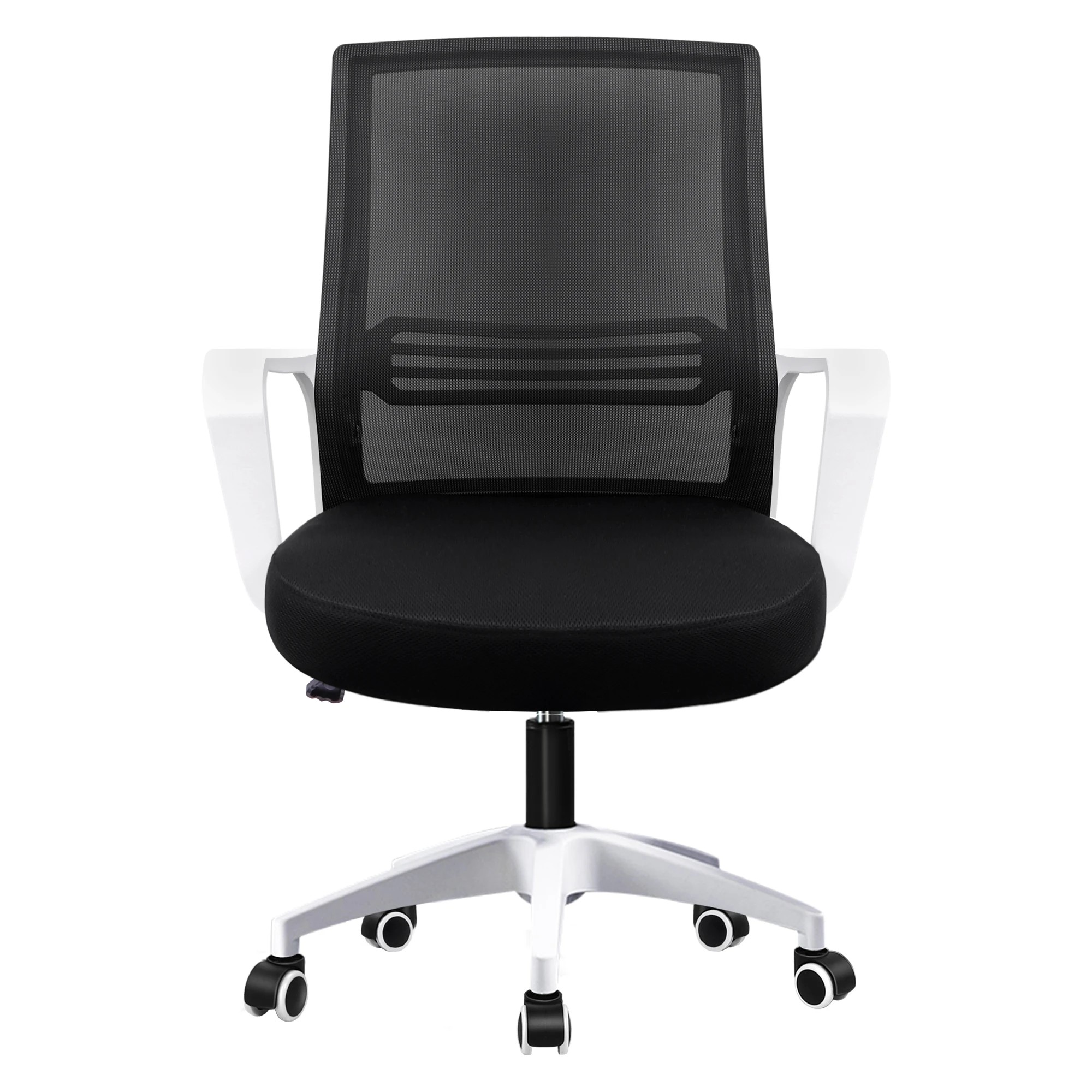 3 Alfordson Mesh Office Chair Executive Computer Seat Work Gaming Racing Study - White Black, 3 of 10