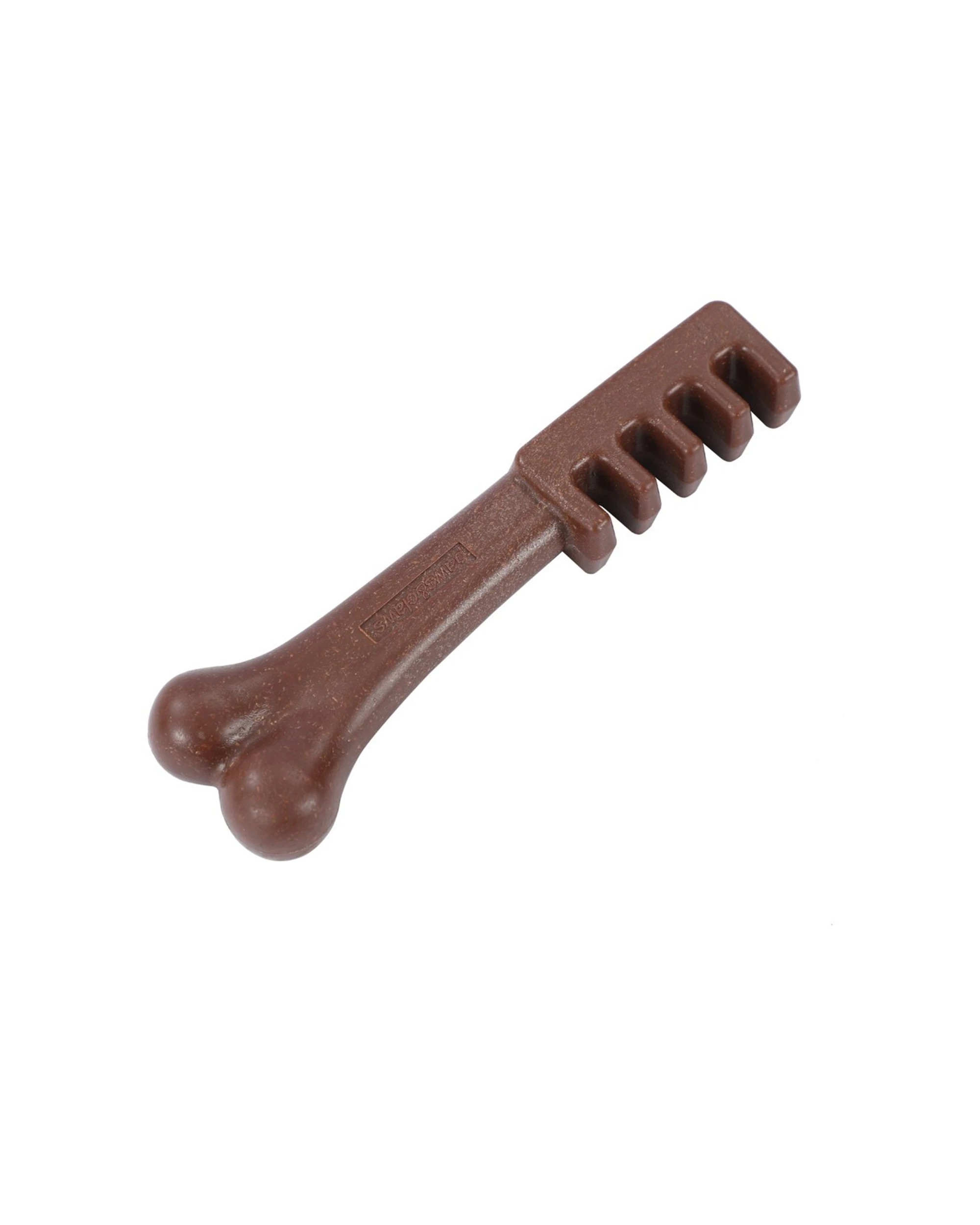 4 Paws And Claws Boobone Toothbrush Aussie BBQ Bamboo Fibre Flavoured Chew Toy 18.5cm - Brown, 4 of 4
