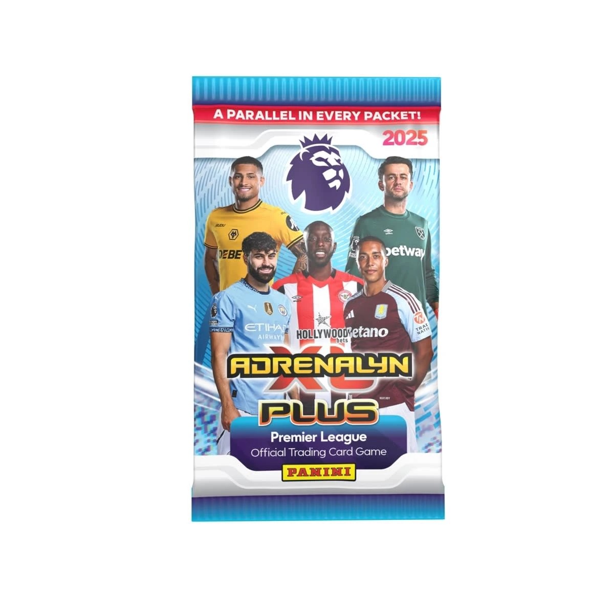 4 Panini EPL Adrenalyn XL Plus 2025 Trading Card Game Booster Pack - Assorted, 4 of 5