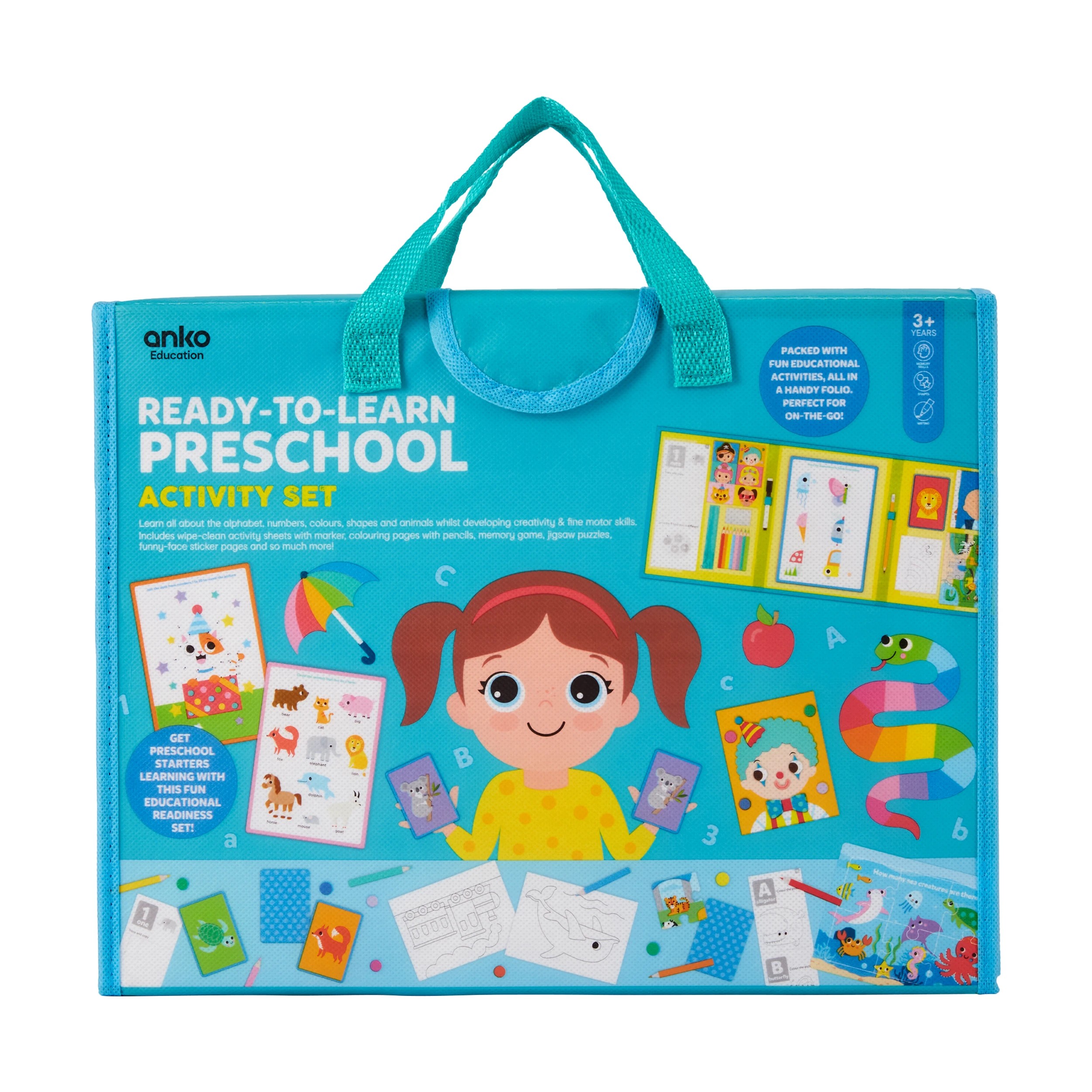 1 Ready-To-Learn Preschool Activity Set, 1 of 4
