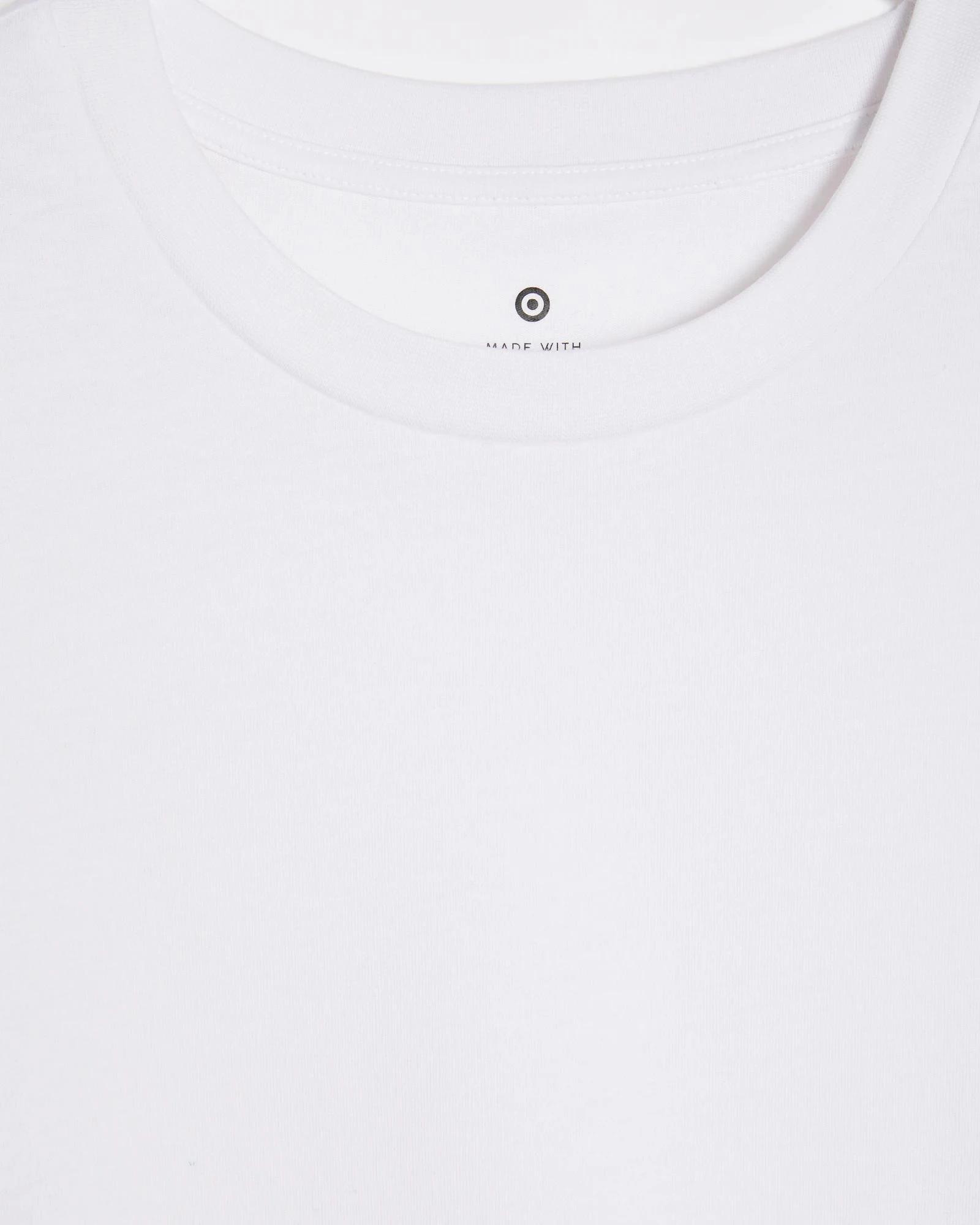 6 Target Australian Cotton Classic Crew Neck T-Shirt WHITE, 6 of 10