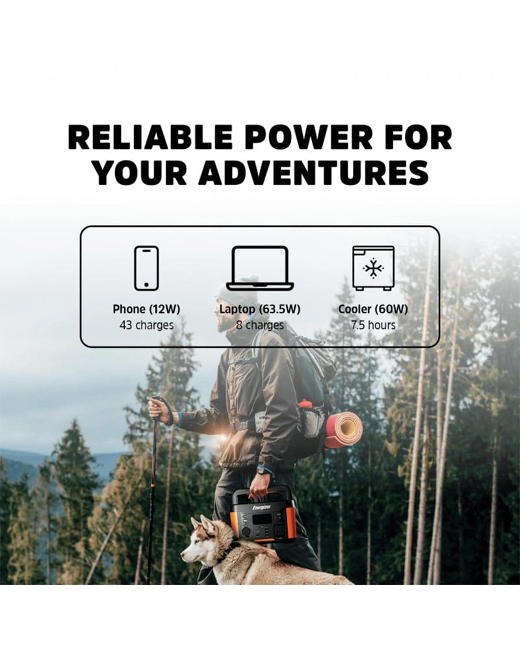 4 Energizer Hard Case Everest 500 Portable Power Station, 4 of 7