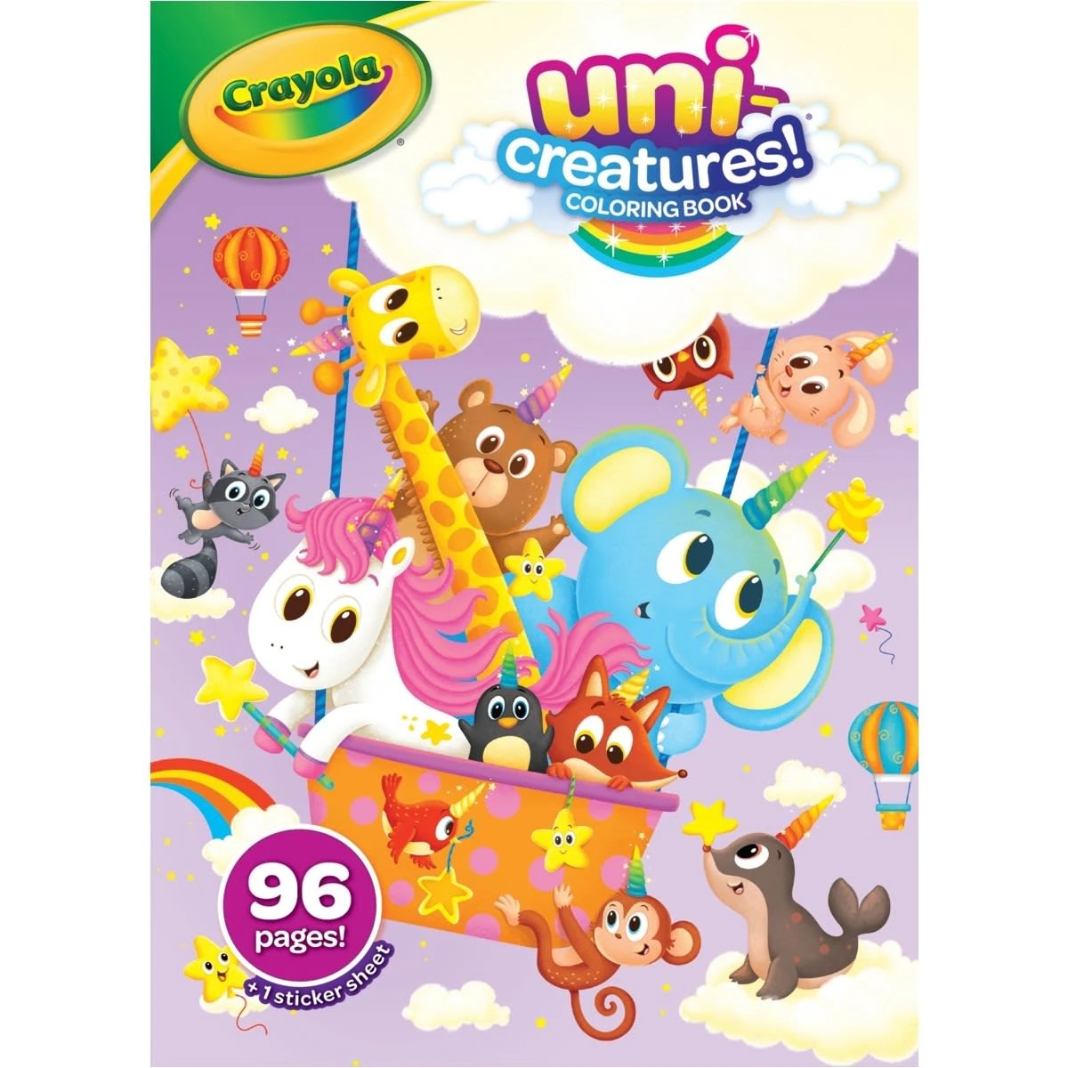 1 Crayola Uni-Creatures Colouring Book, 1 of 4