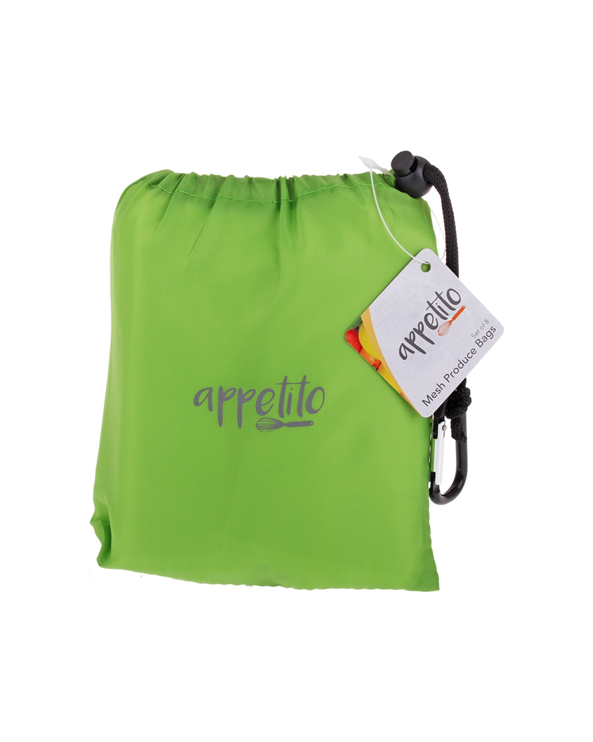 3 Appetito 8pc Mesh Produce Bag Food Storage With Pouch - Multi, 3 of 3