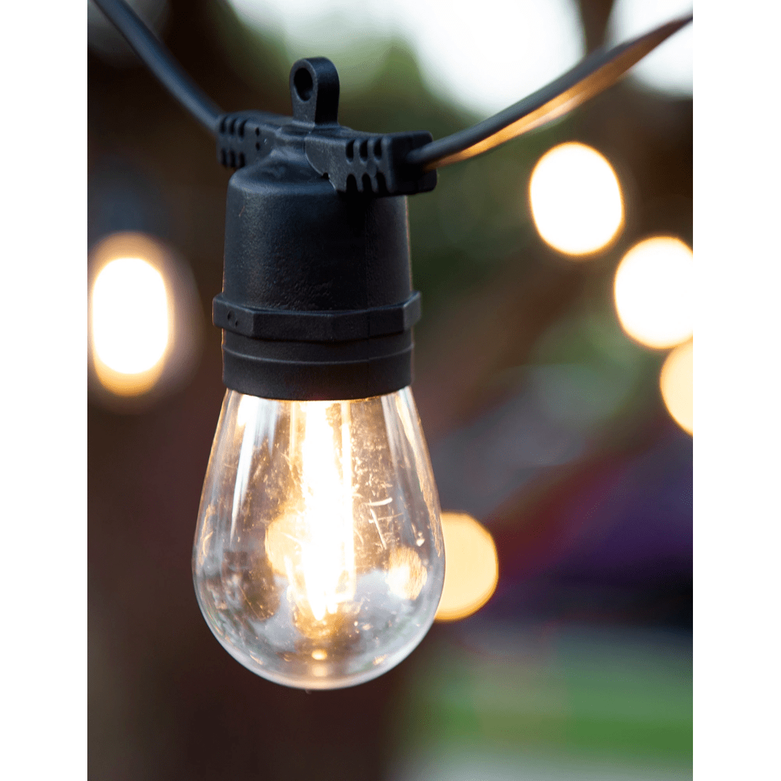 3 LumiFx 20 Bulb Wifi Smart Outdoor Festoon Lights - White, 3 of 4