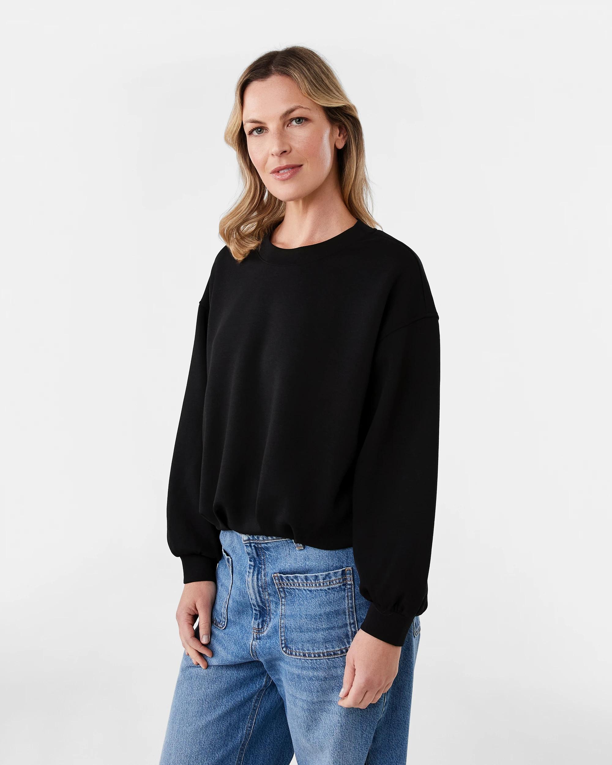 2 Scuba Bubble Sweatshirt Black, 2 of 6