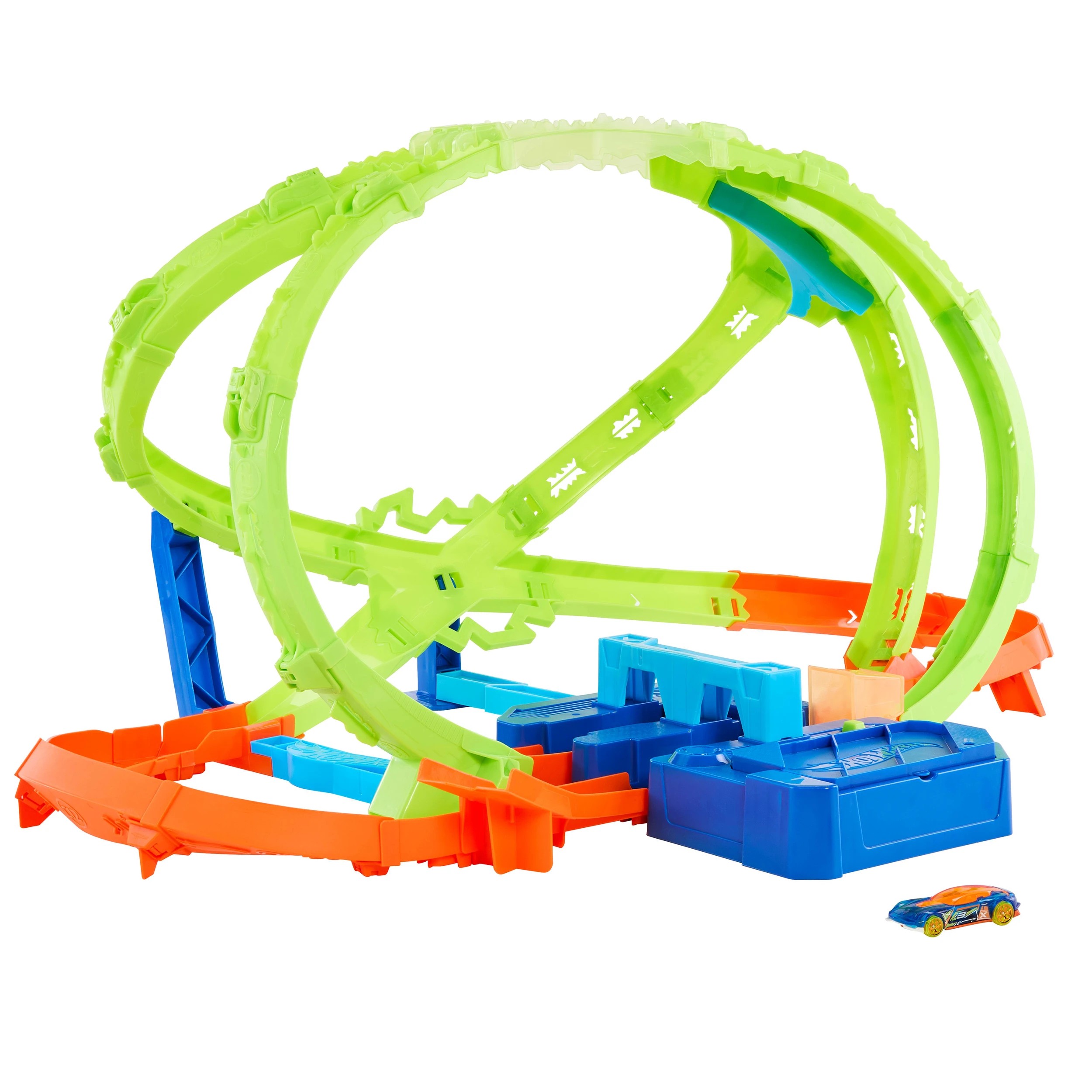 2 Hot Wheels Stunt Tracks Hypersphere Crash Playset, 2 of 5