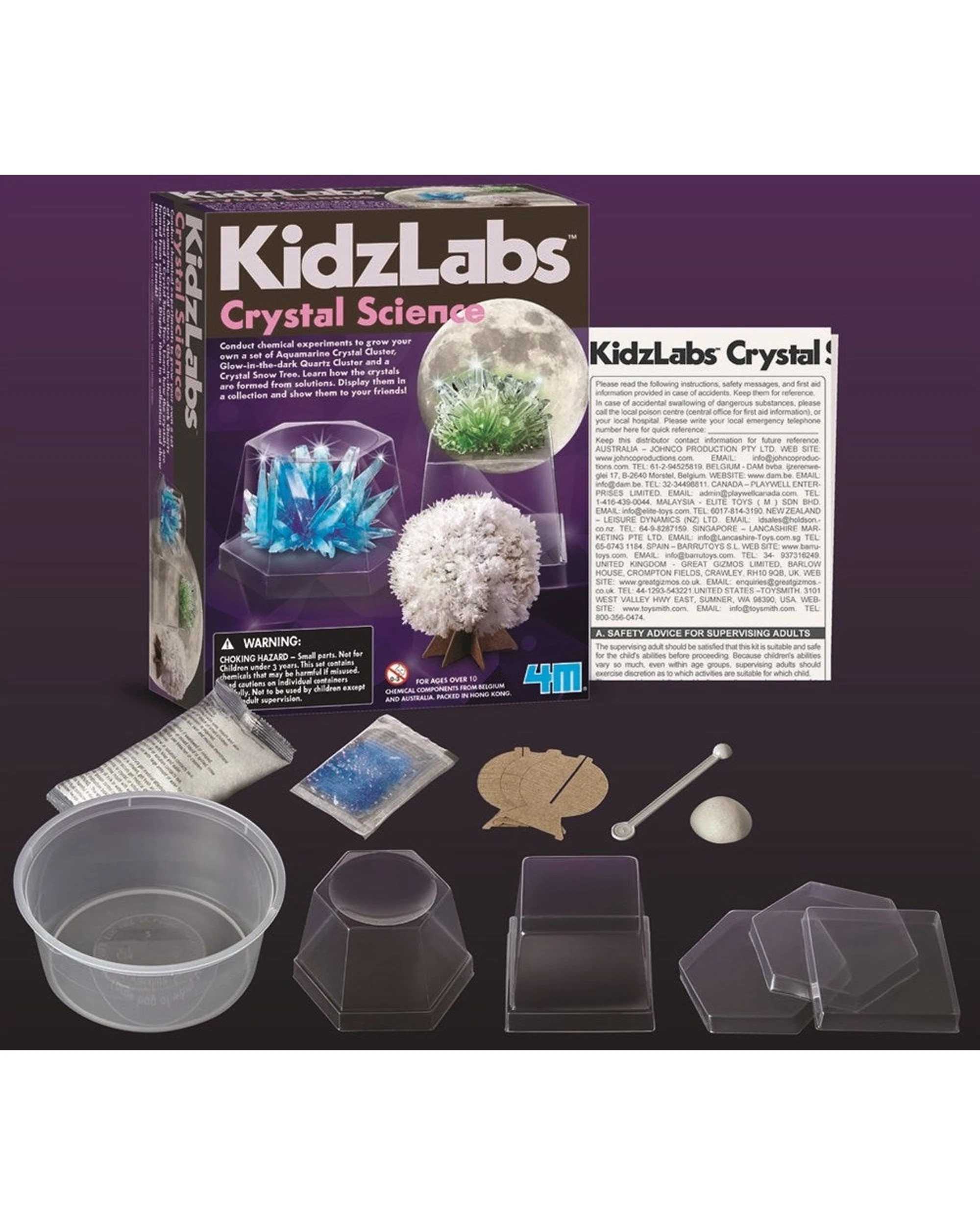 2 4M Kidzlab Crystal Science Educational Kids Art Craft Activity Toy, 2 of 3