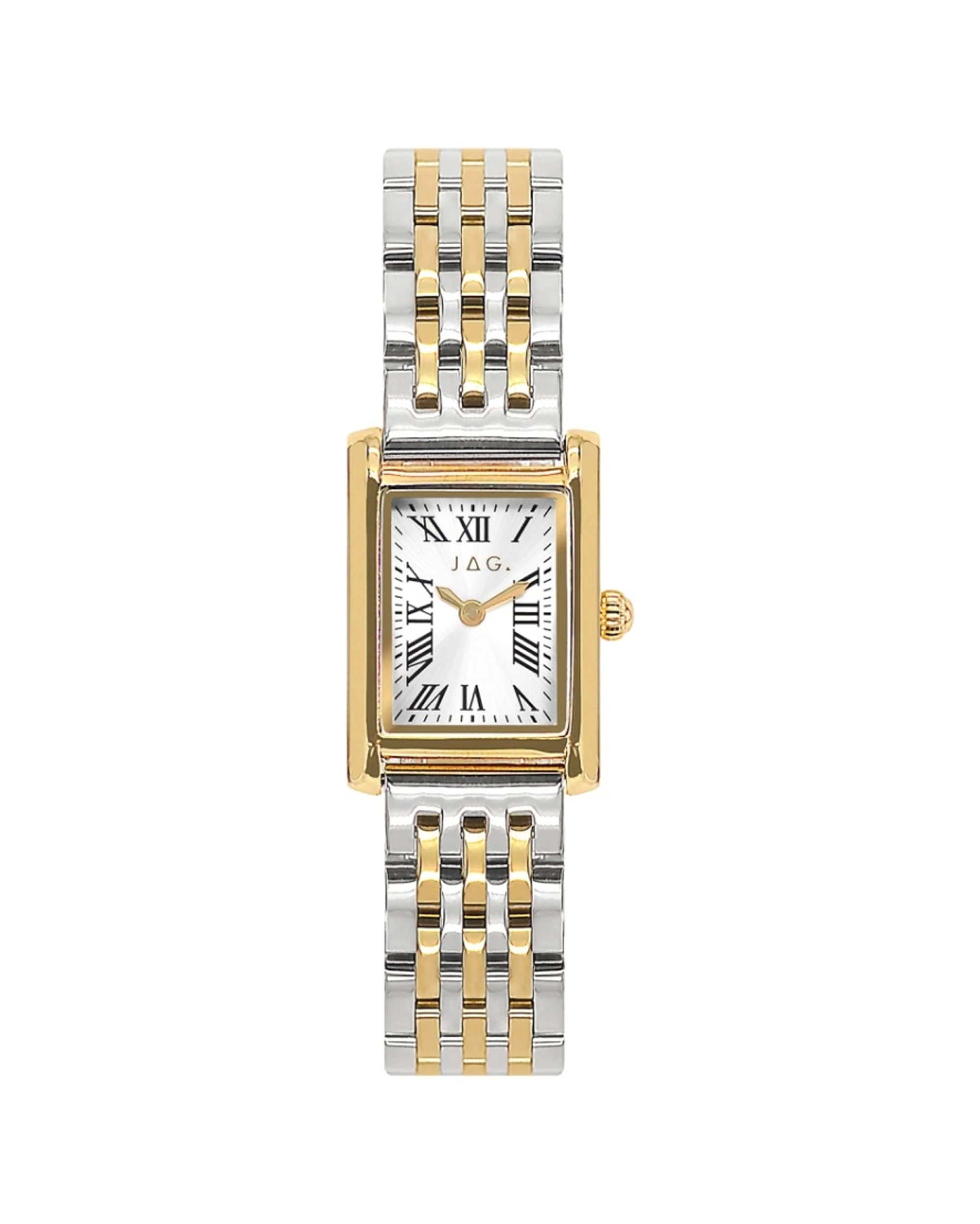 1 JAG Cambridge Women's Gold Silver Two-Tone Stainless Steel Band Watch 20.5mm 3 ATM, 1 of 2