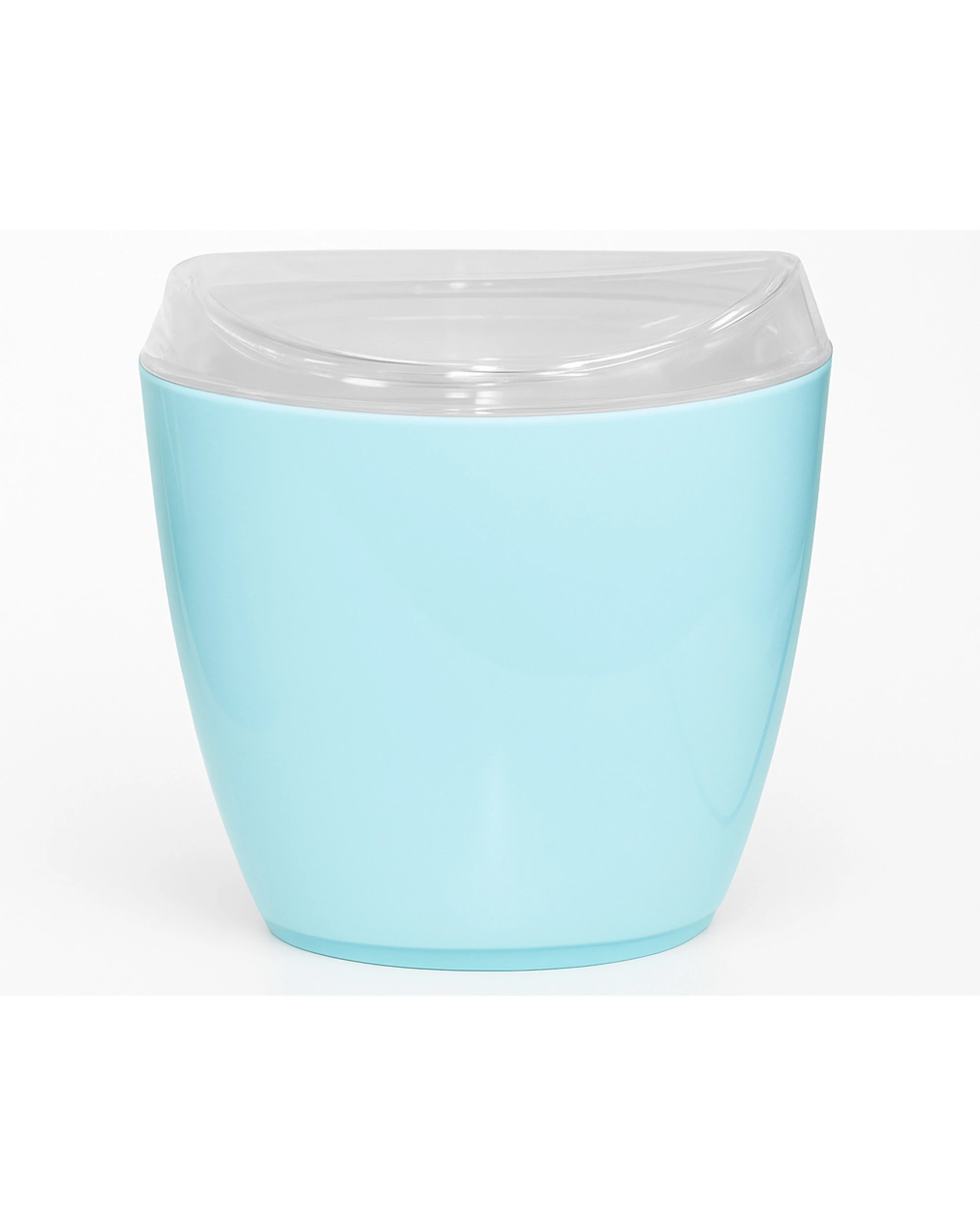 1 BR Home Oval Swing Top Rubbish Bin in Blue, 1 of 1
