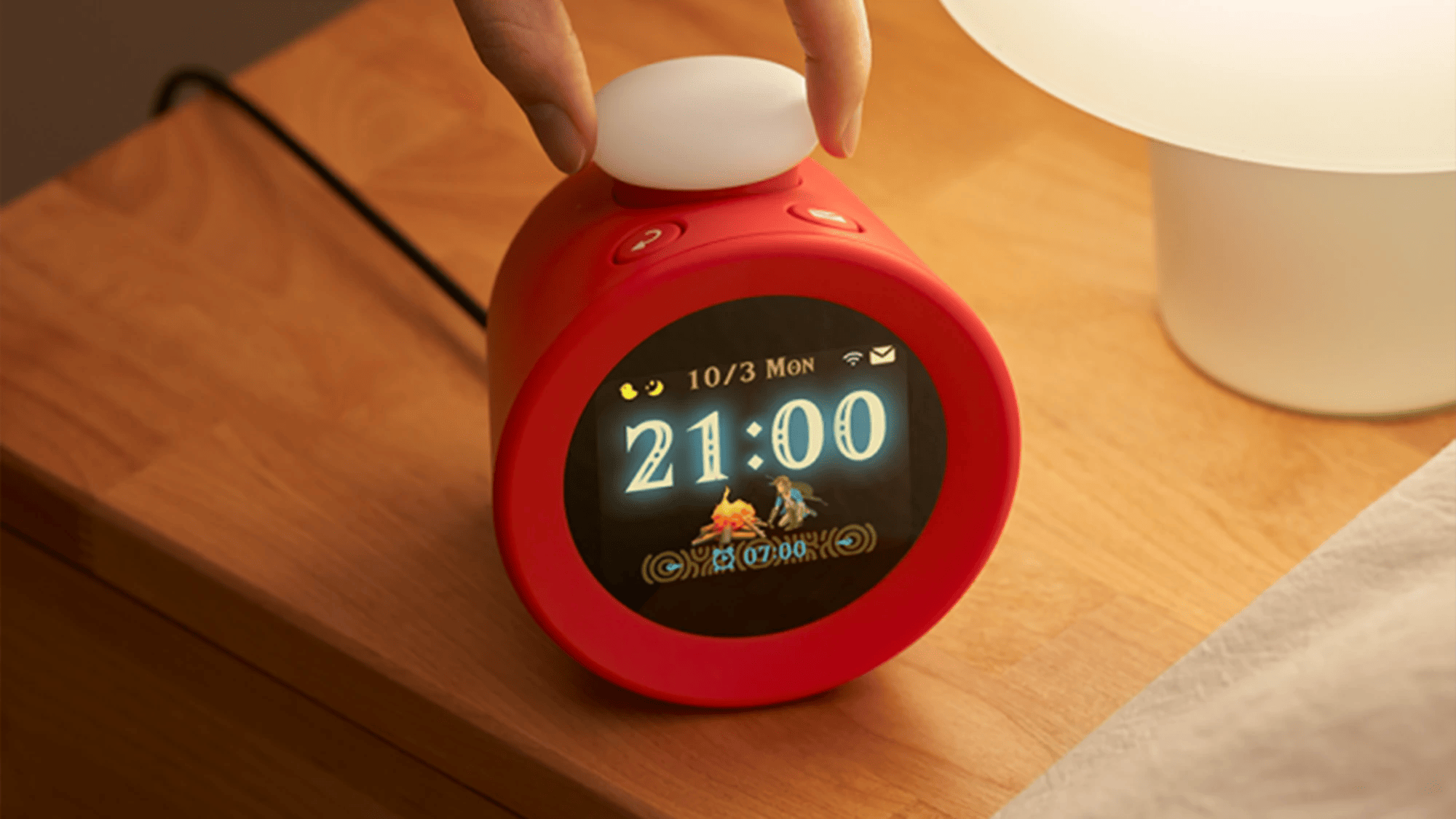 5 Nintendo Sound Clock: Alarmo - Red, 5 of 6