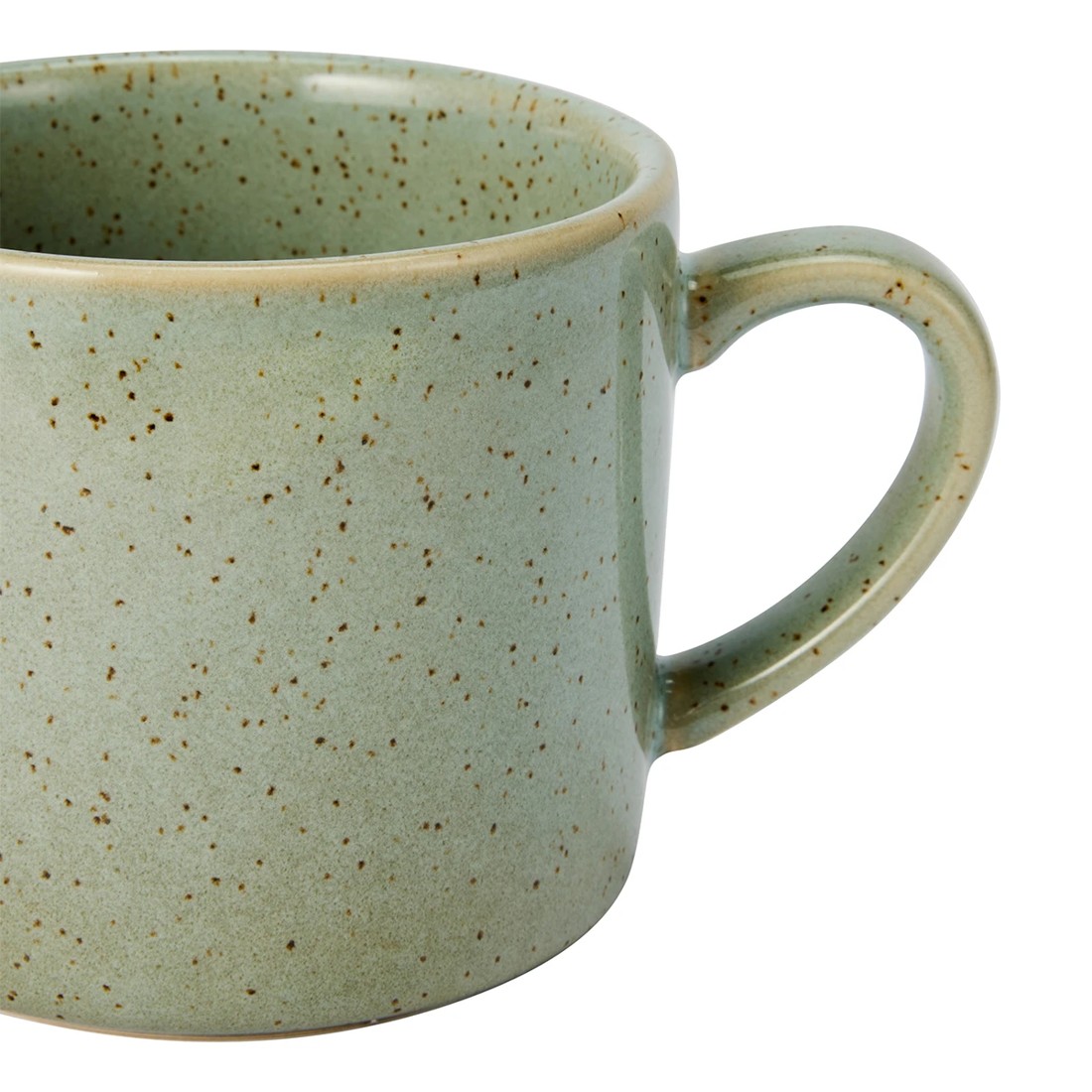4 Green Glazed Mug, 4 of 6