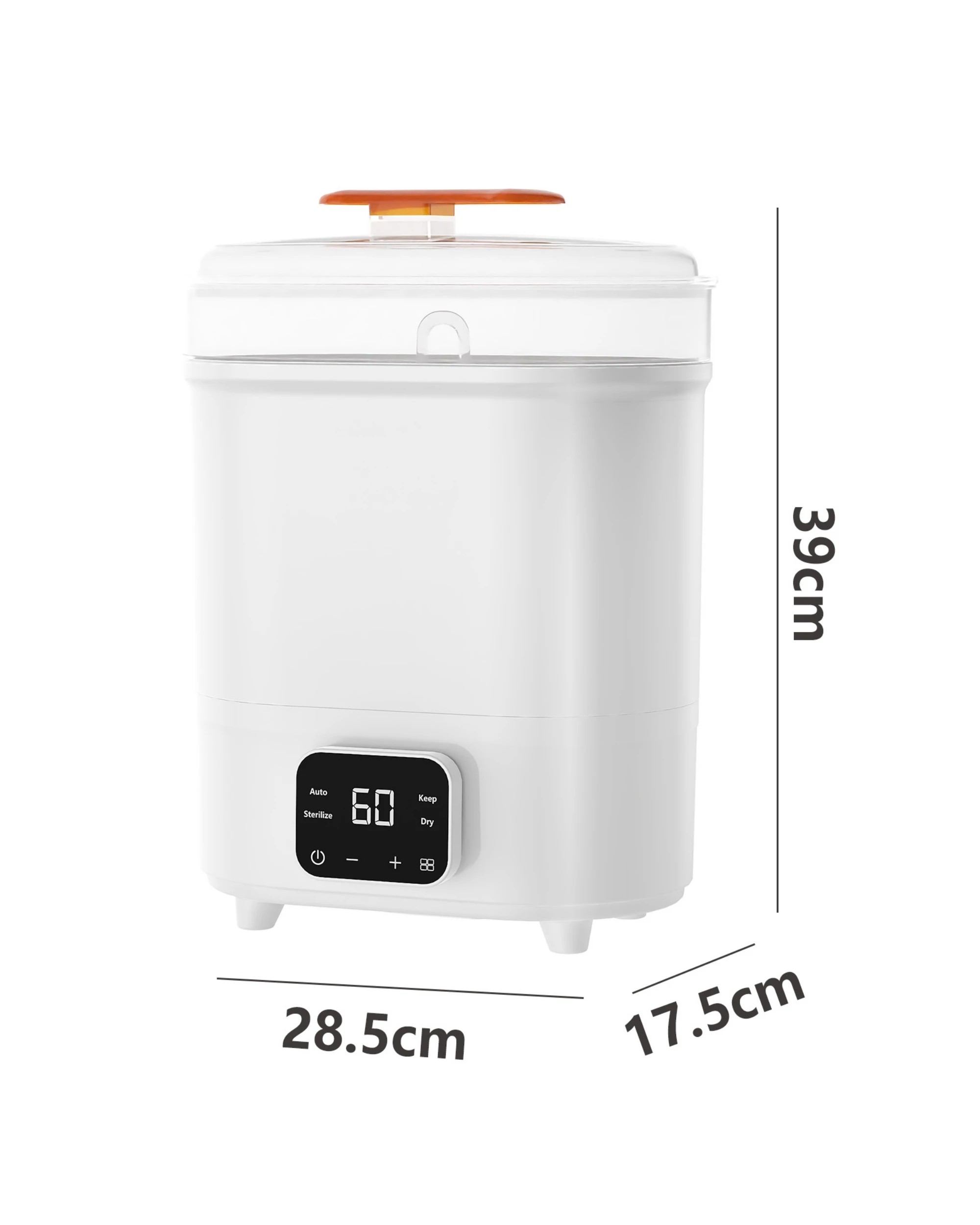 7 Yopower Bottle Steam Sterilizer Dryer with LED Touch Screen - White, 7 of 7
