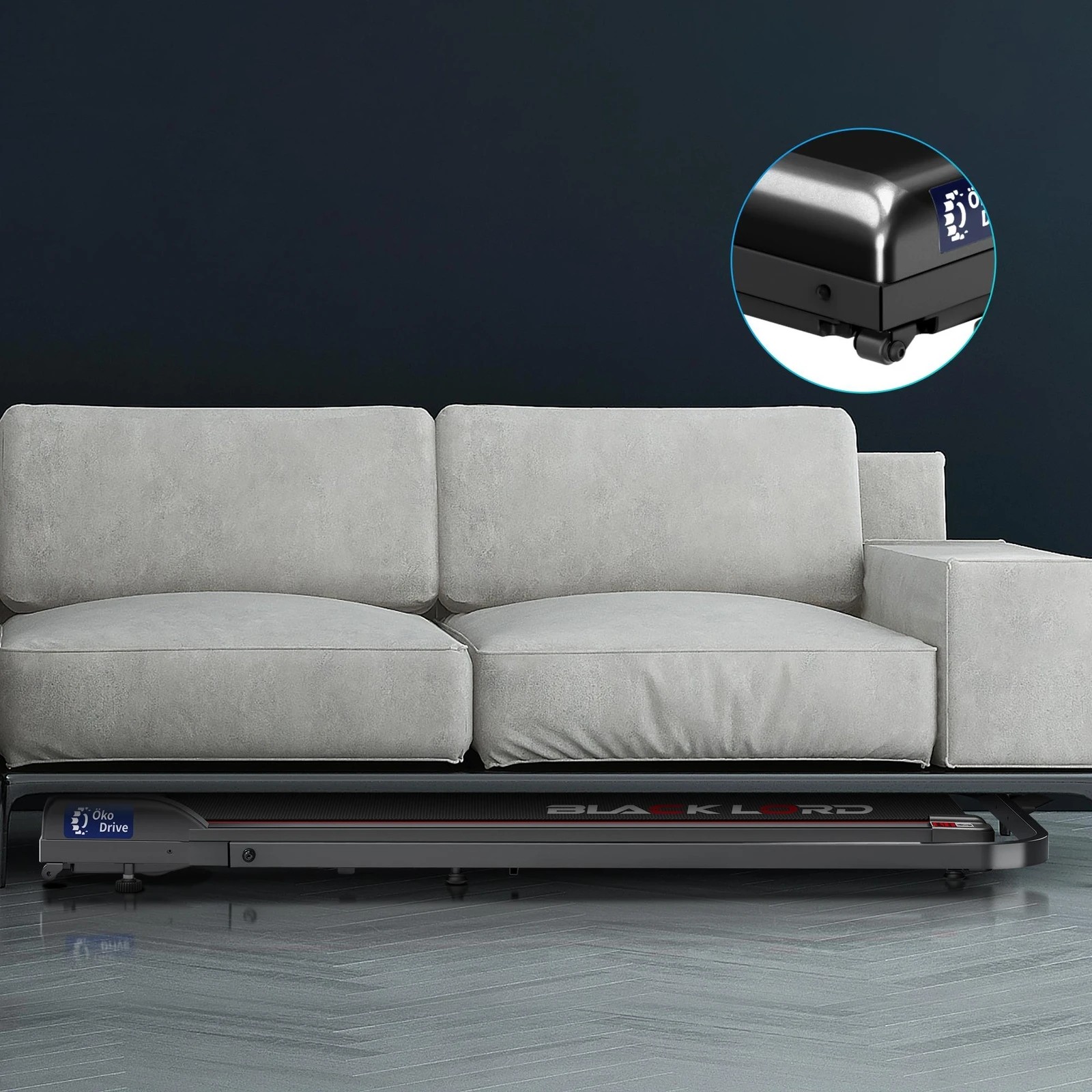 9 Black Lord Treadmill Walking Pad Foldable - Black, 9 of 9