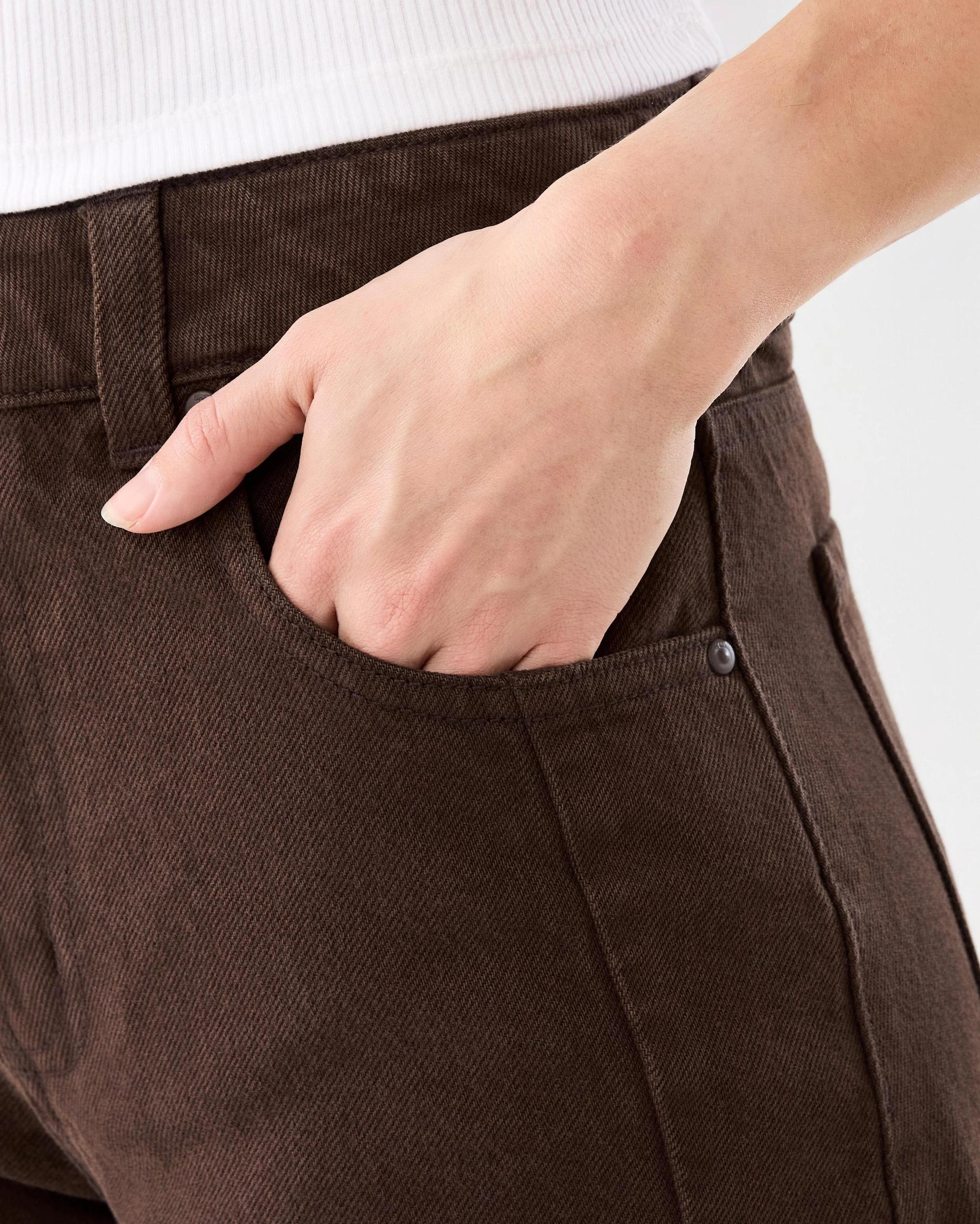 5 Barrel Leg Jeans Melt Brown, 5 of 8