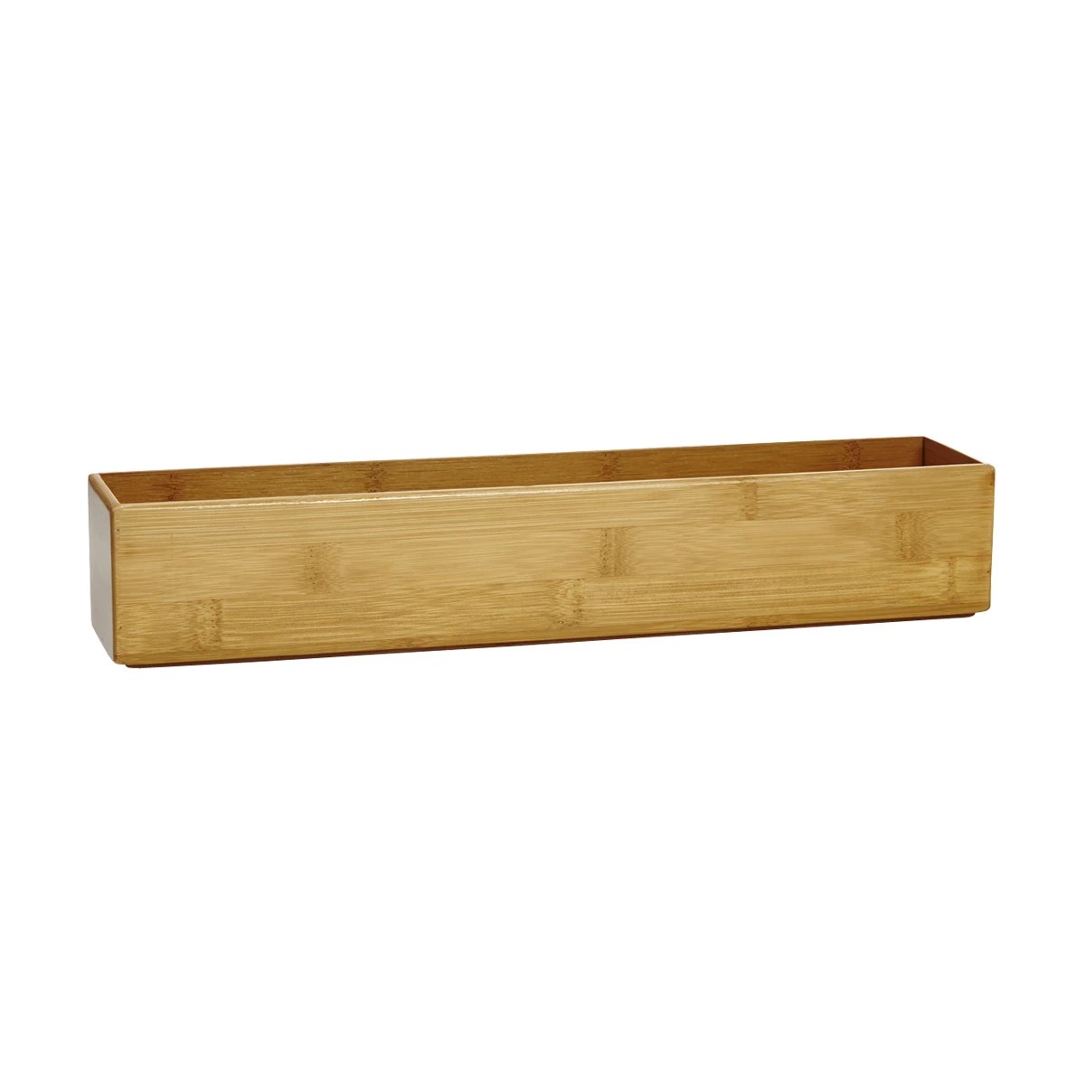 1 Large & Narrow Bamboo Drawer Tidy, 1 of 3
