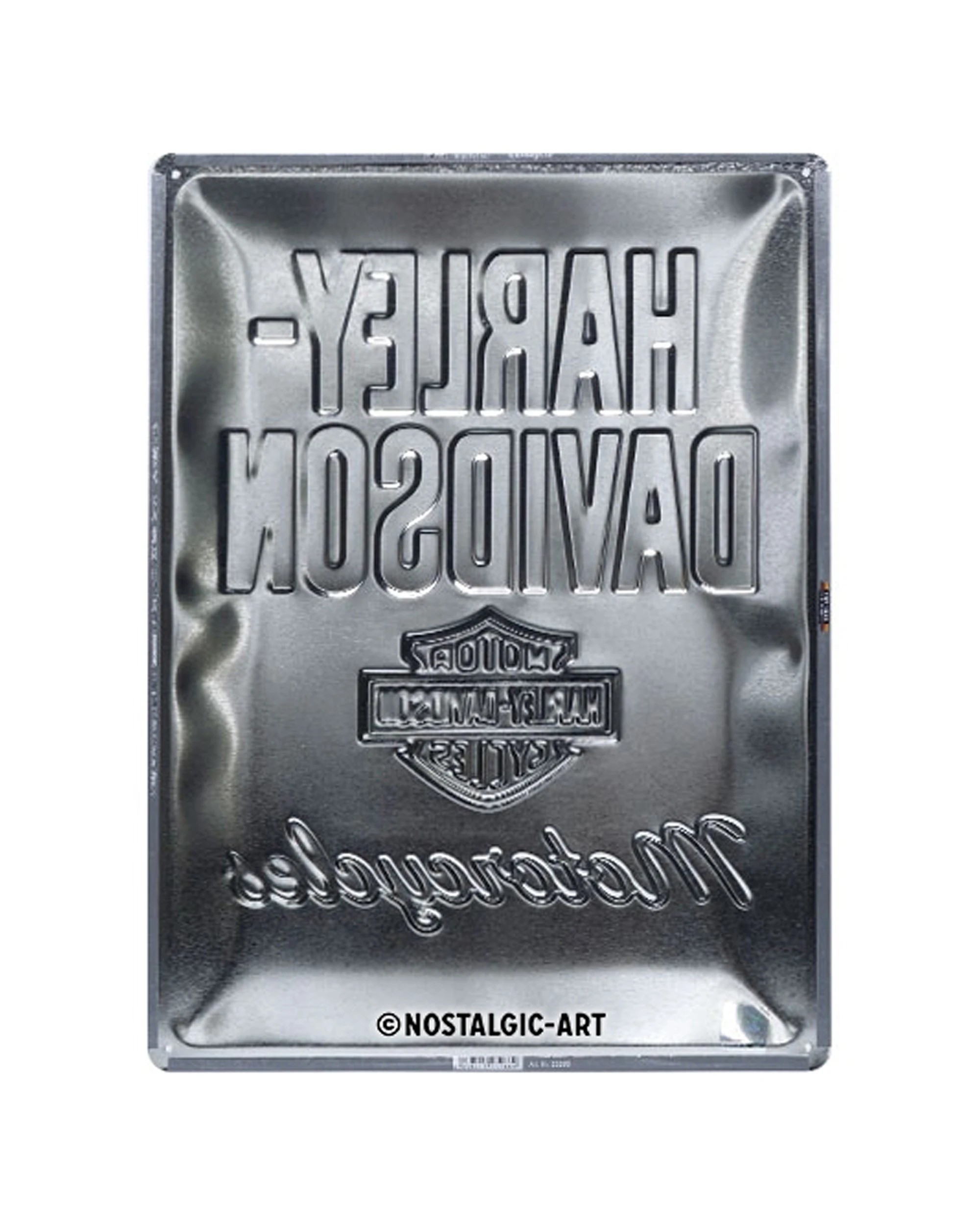 3 Nostalgic-Art Large 30x40cm Metal Wall Art Sign Plaque - Harley-Davidson Motorcycles - Multi, 3 of 4