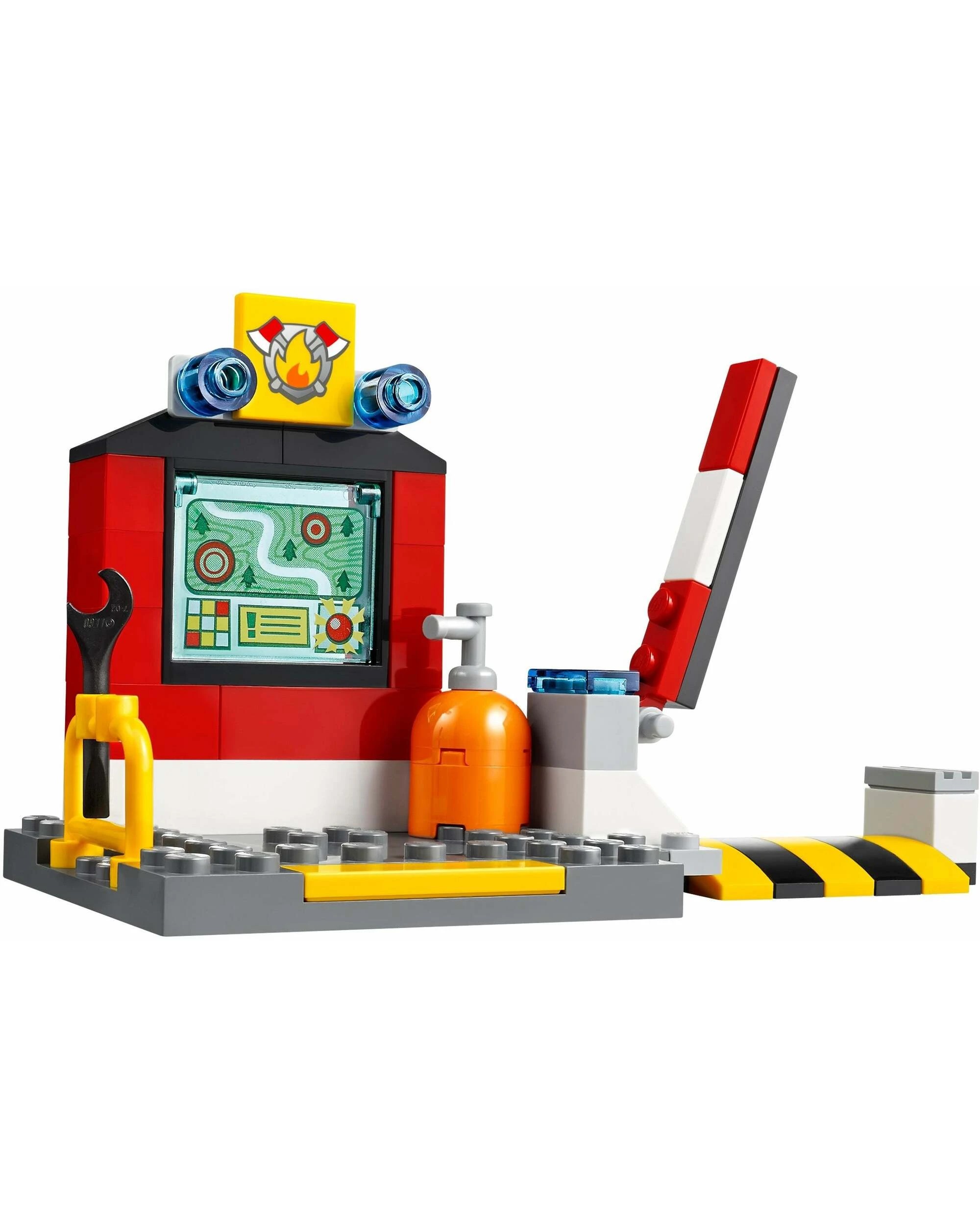 2 LEGO 10685 Fire Suitcase: Helicopter, Motorbike & Rescue Base, 2 of 5