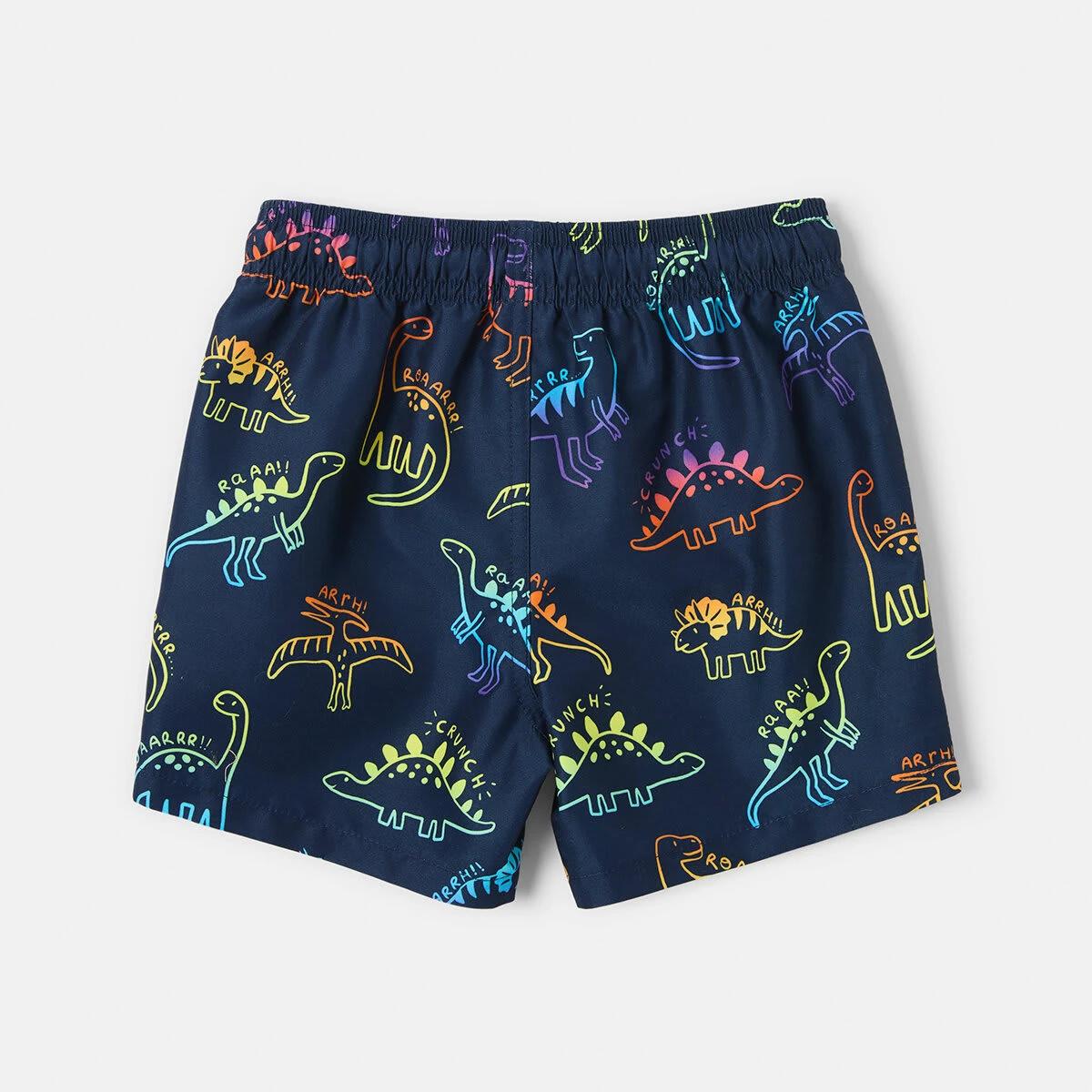 8 Printed Boardshorts Blue Dino, 8 of 8